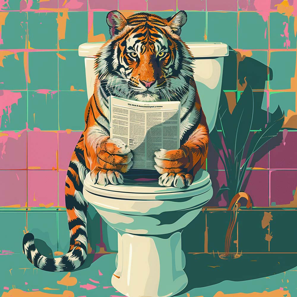 Jungle Journal Maximalist Animals Wall Art