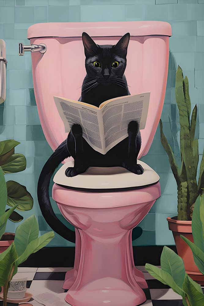 Flush with Wisdom Maximalist Animals Wall Art
