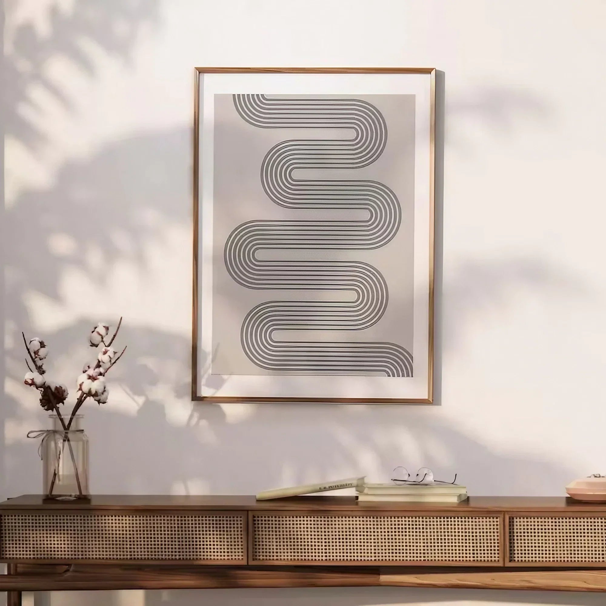 Neutral Morden Wall Frame