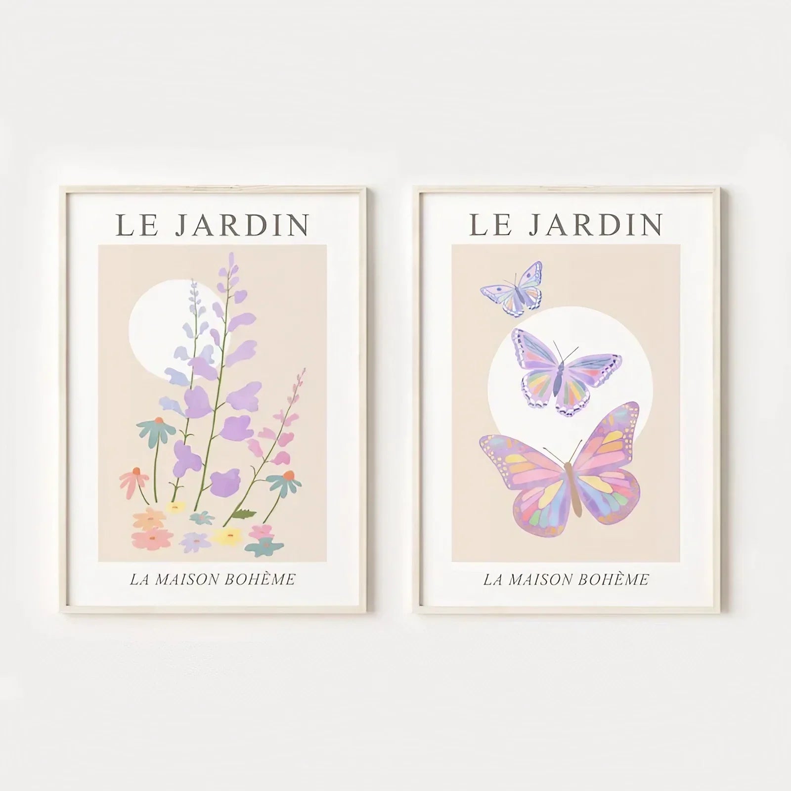 Floral Frame Wall Art Set of 2