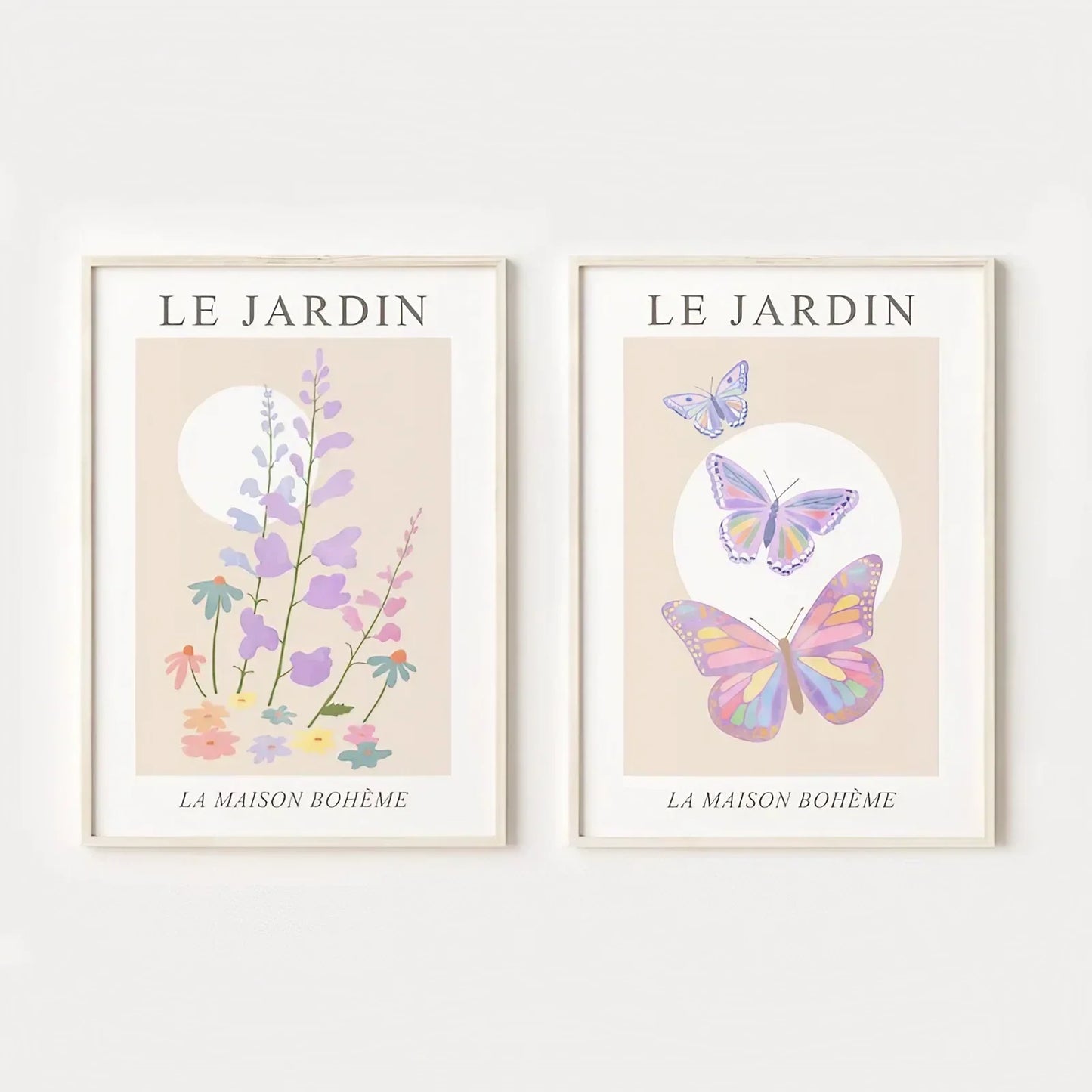 Floral Frame Wall Art Set of 2