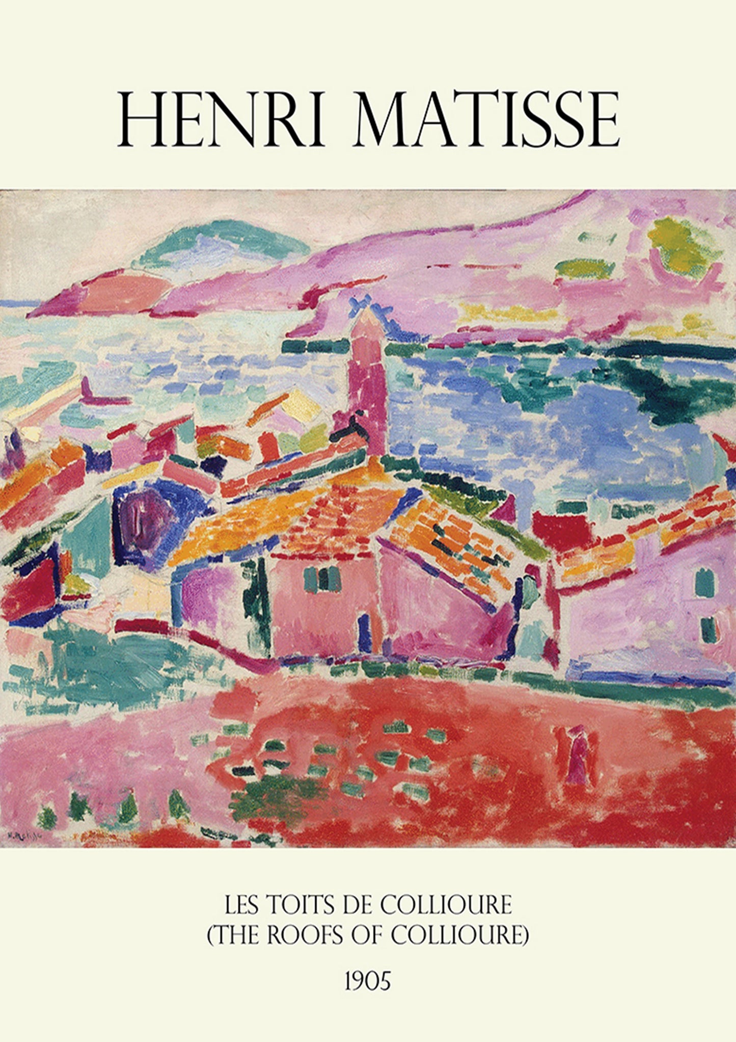 The Roofs of Collioure by Henri Matisse Wall Poster