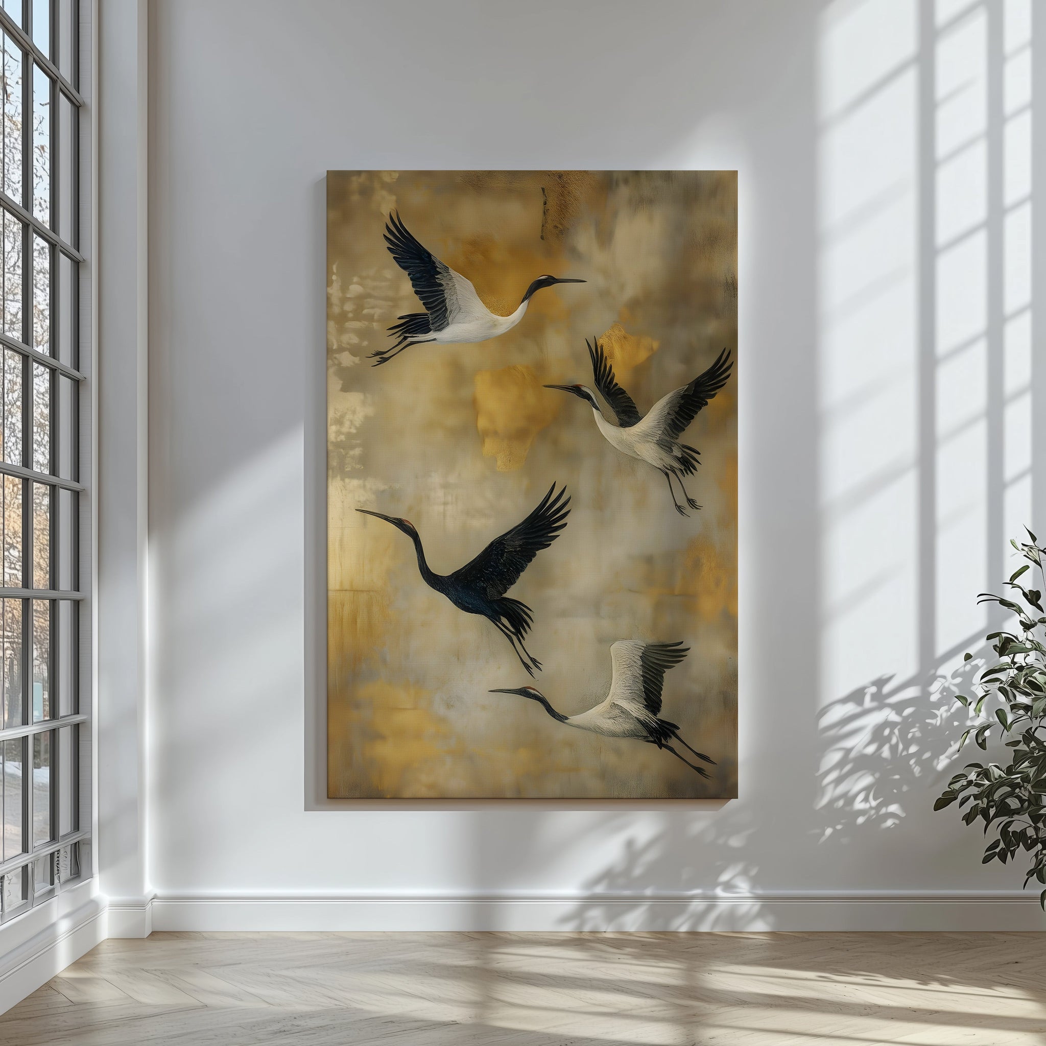 SOARING CRANES