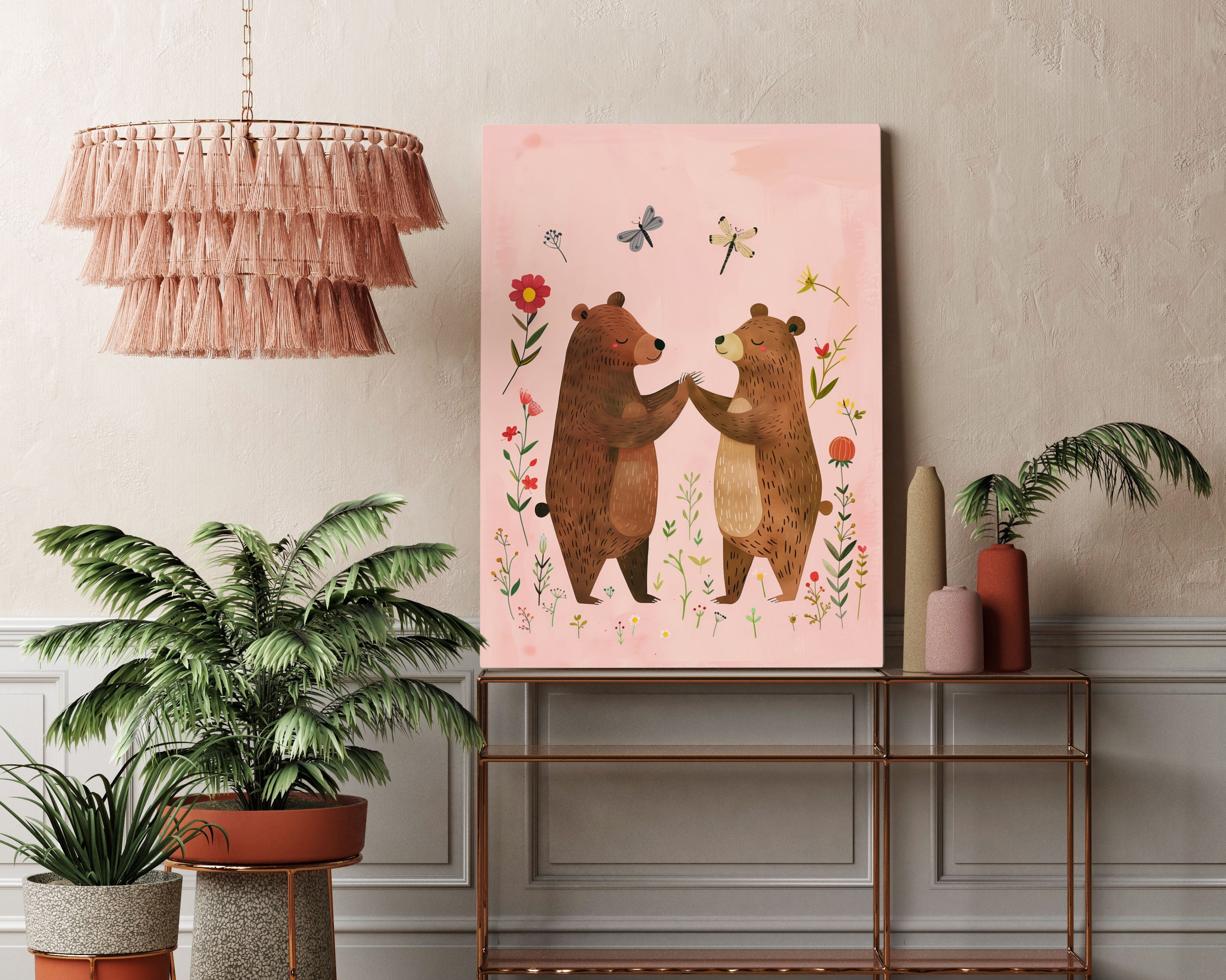 Bear Love Kids Wall Art Print