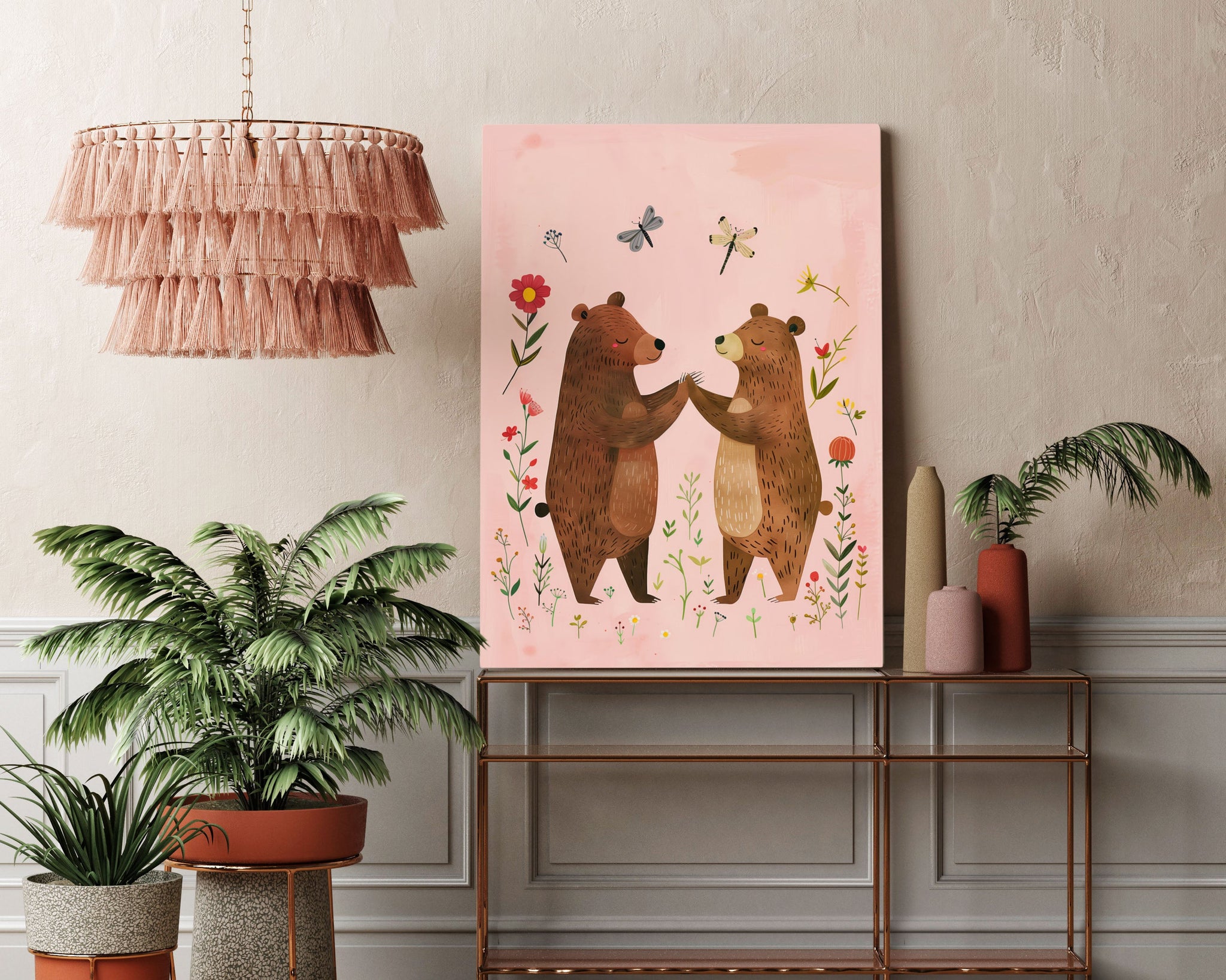 Bear Love Kids Wall Art Print