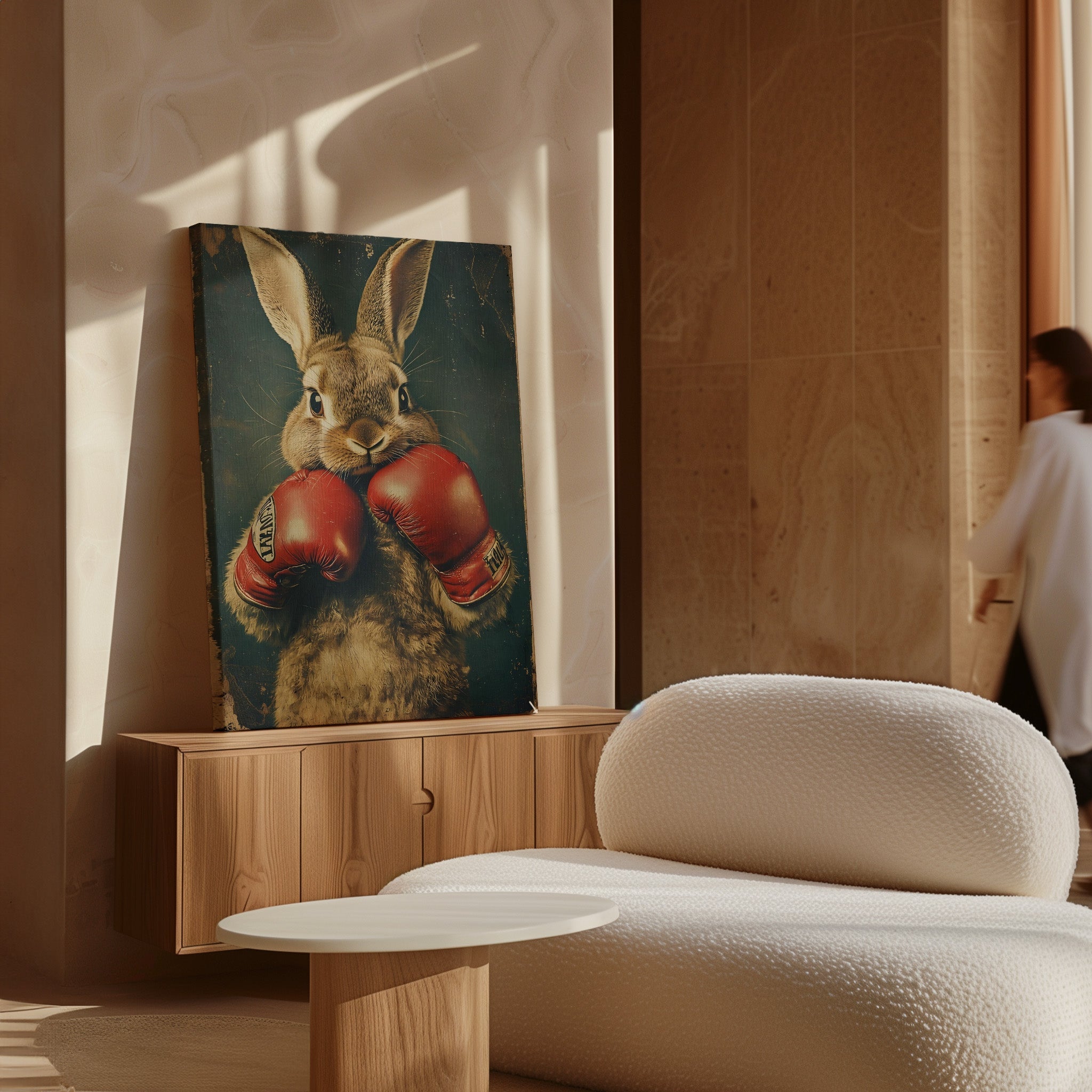 THE BOXING RABBIT