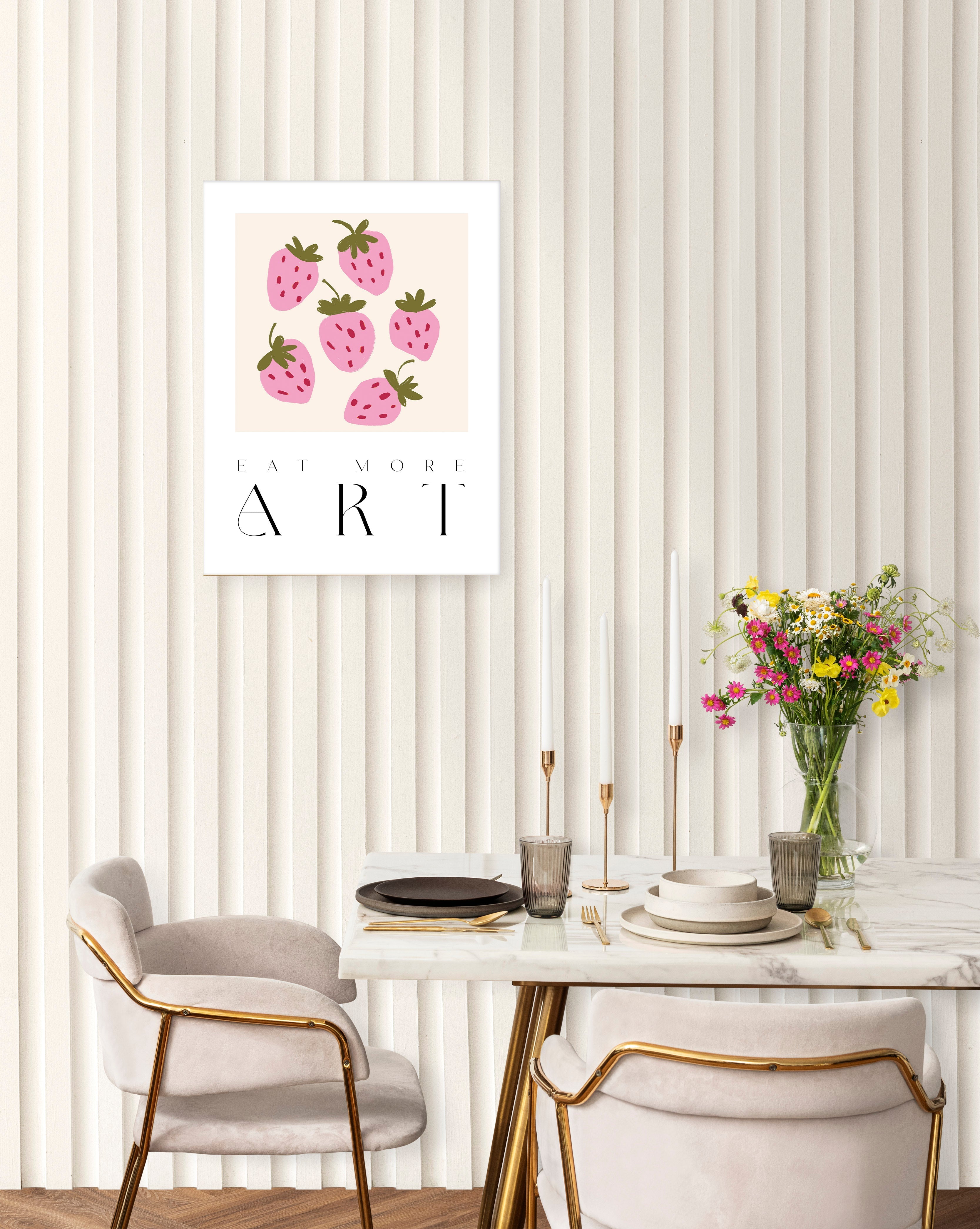 'Eat More Art' Wall Art Print