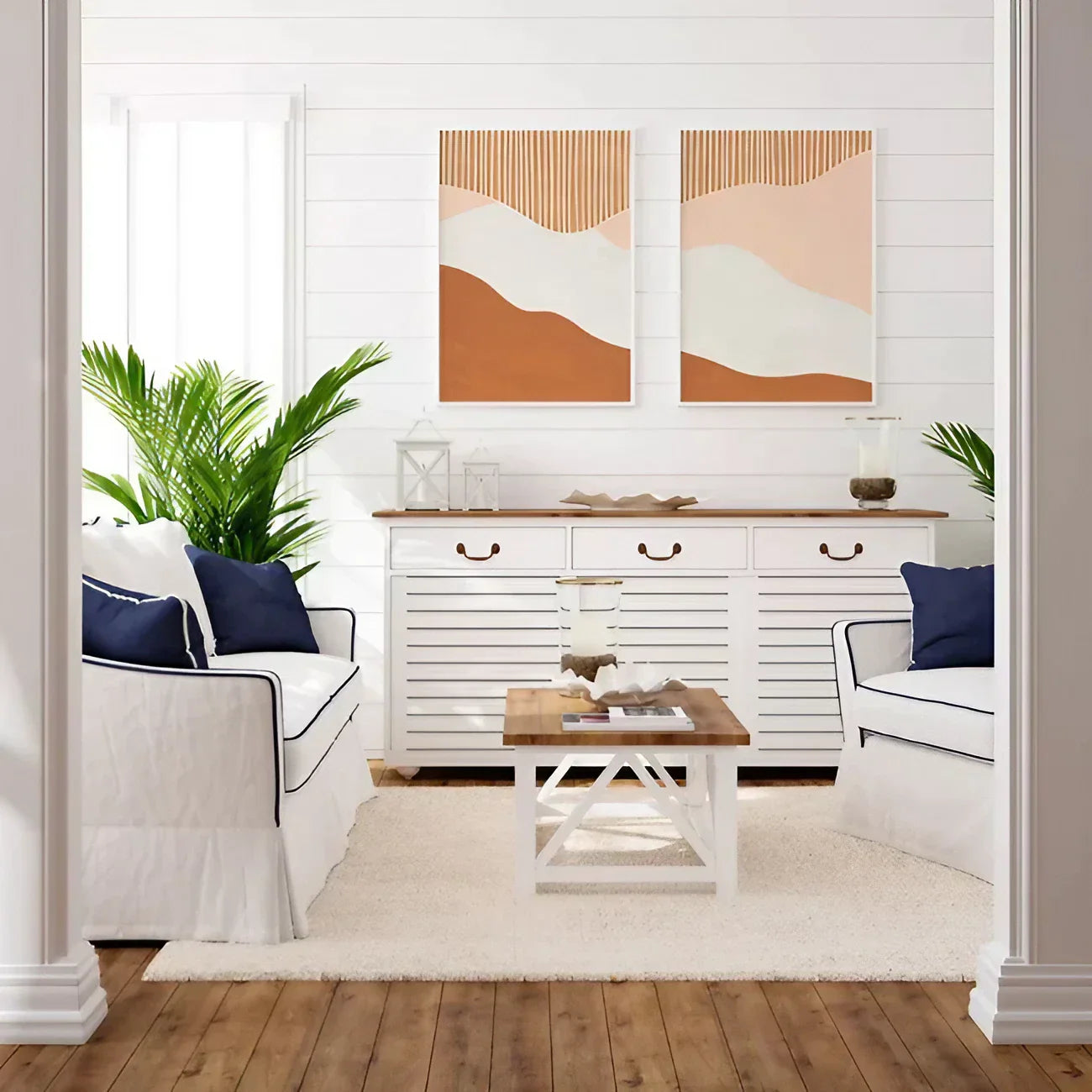 Modern Room Decor, Netural Wall Art Frame