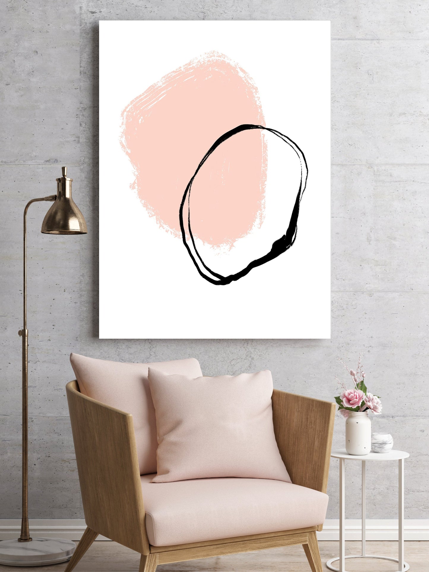 Blush Serenity Wall Art Print