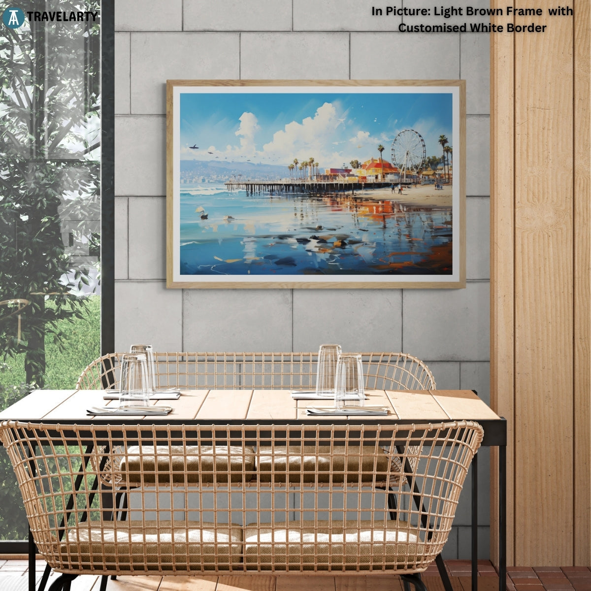 Santa Monica Pier Delight by Californian Kaleidoscope