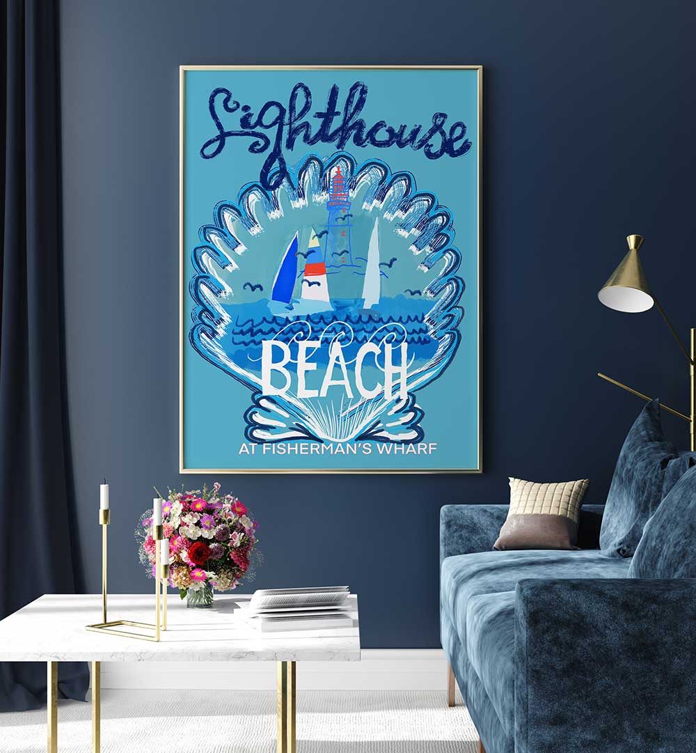LIGHTHOUSE II , BEACH PAINTINGS