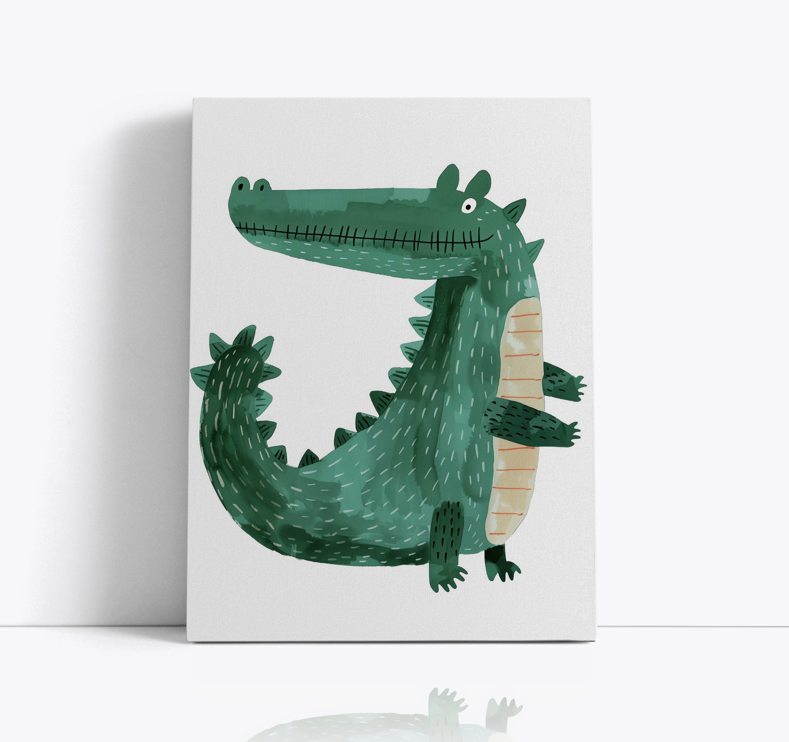 Crocodile Kids Wall Art Print