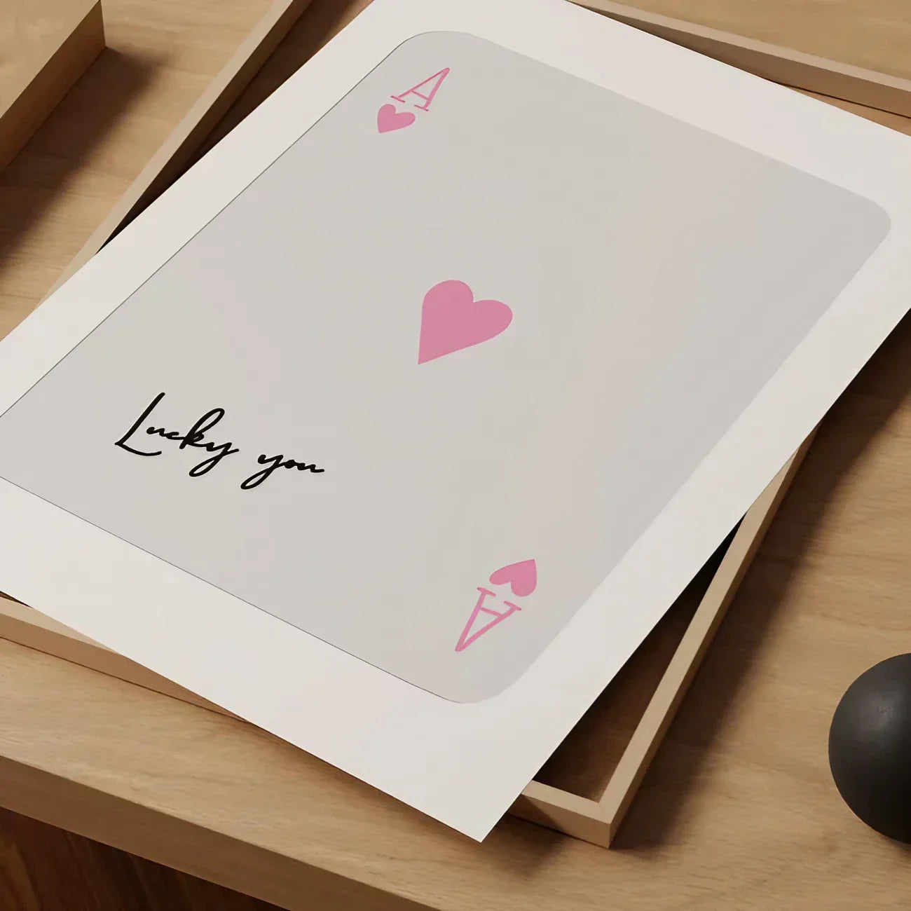 Lucky You Modern Wall Art Wall Frame