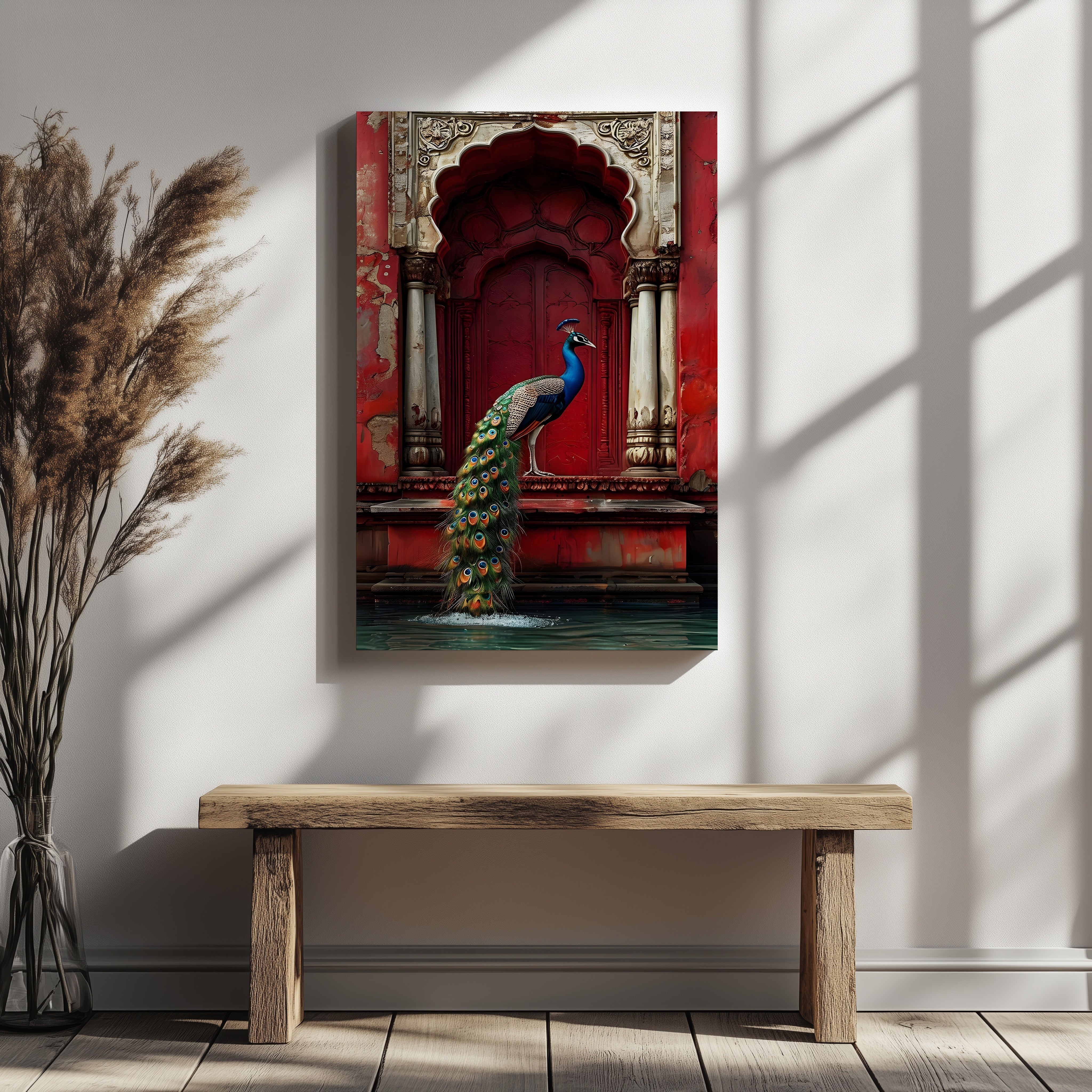 PEACOCK AT THE RED ARCH