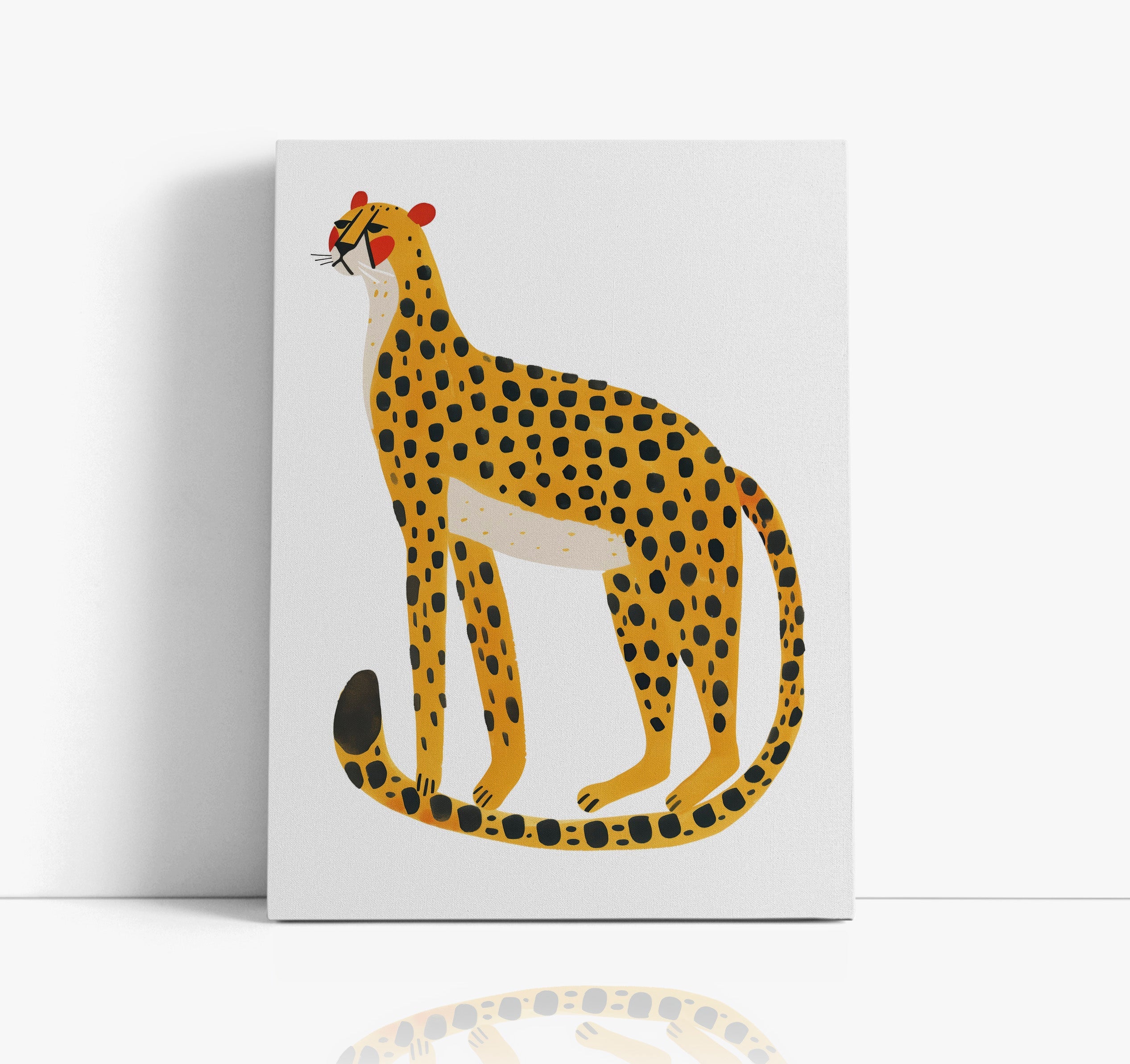 Cheetah Kids Wall Art Print