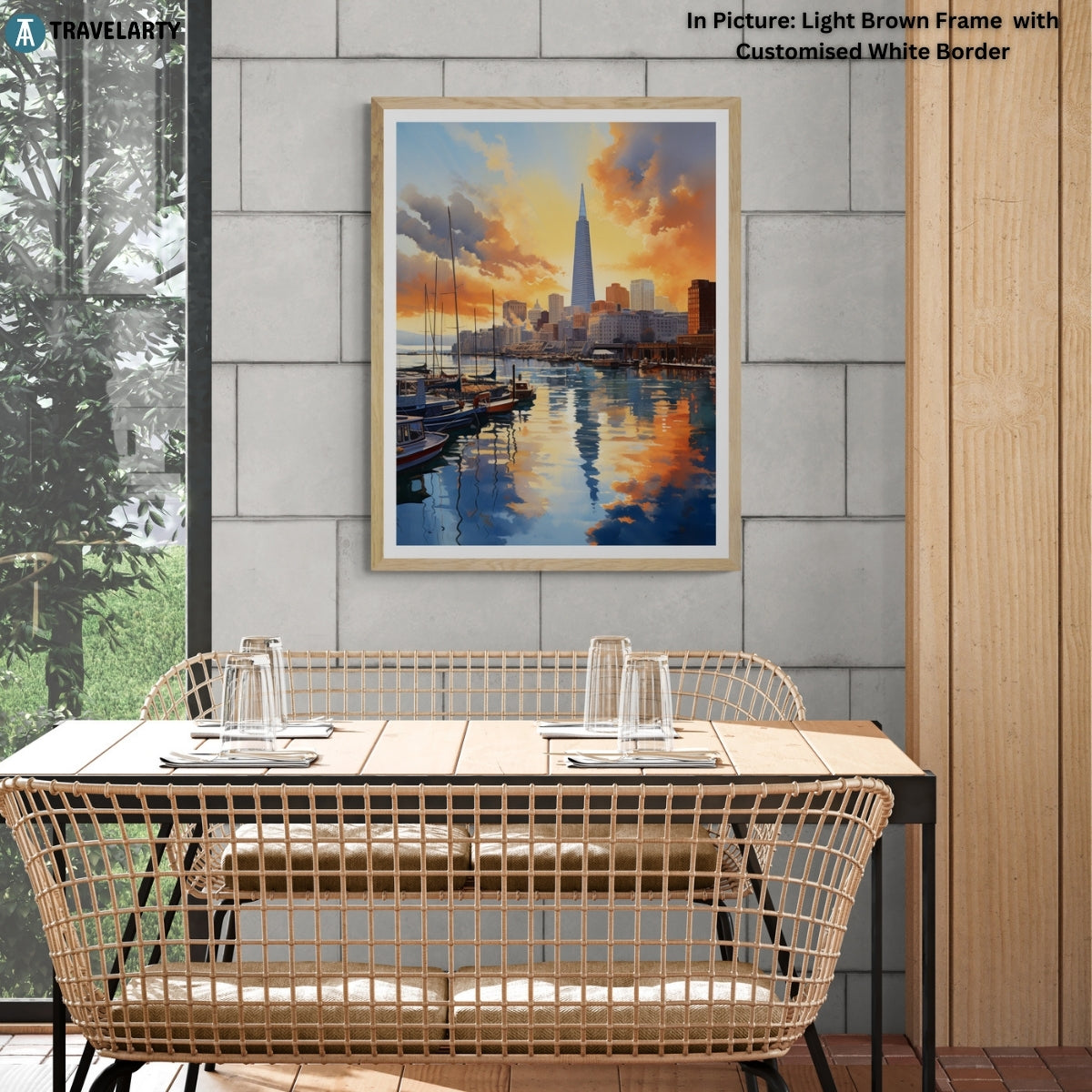 San Francisco Skyline by Californian Kaleidoscope