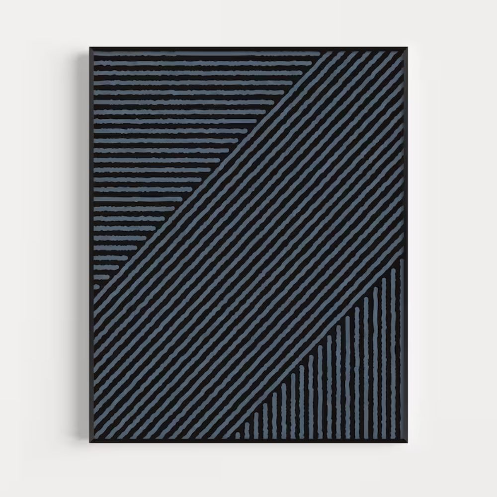 Modern Neutral Abstract wall Wall Art Set of 3 Wall Frames