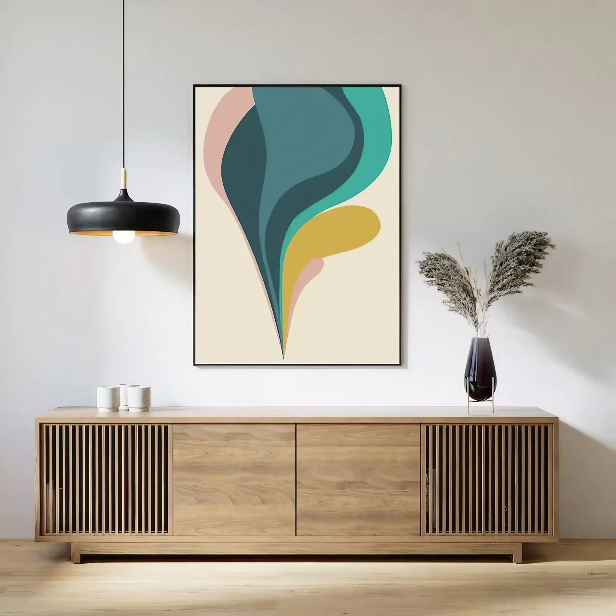 Groovy Decor 60s 70s Psychedelia Melting Graphic Wall Frame