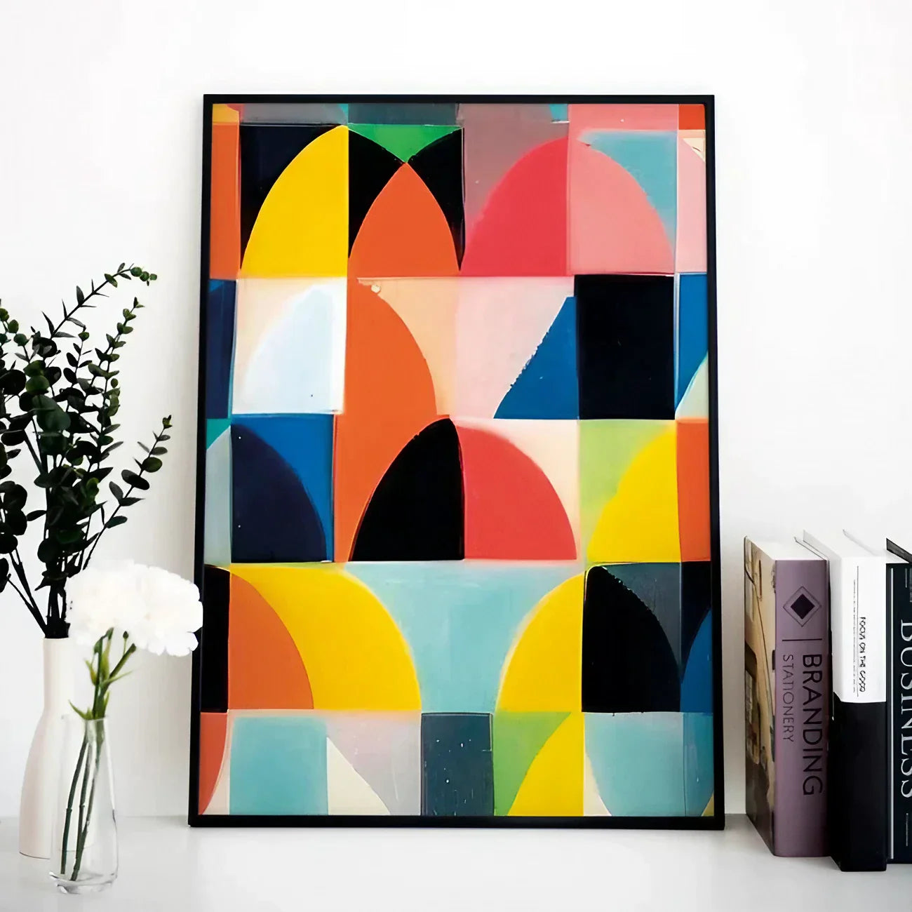Geometrical Colorfull Minimalist Home Wall Frame