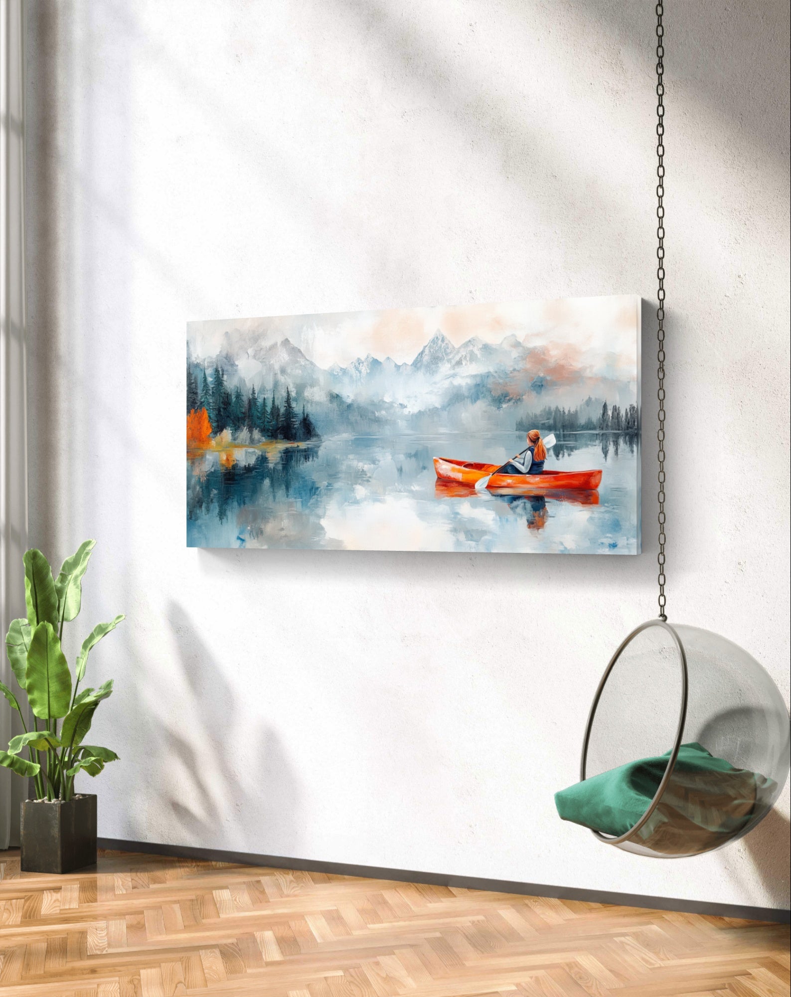 Kayaking in the Alps by Pompidou Moderne