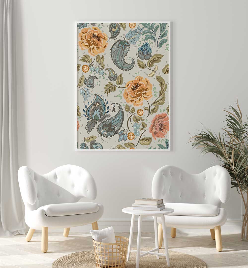 PAISLEY PATTERN II , PATTERN ART PRINTS