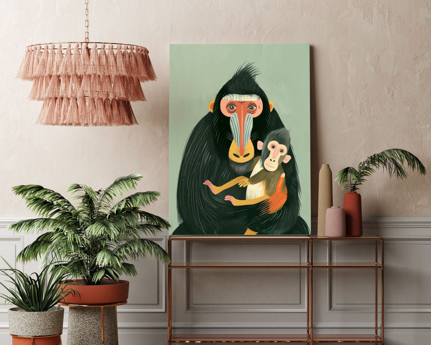 Cheeky Chimps Kids Wall Art Print