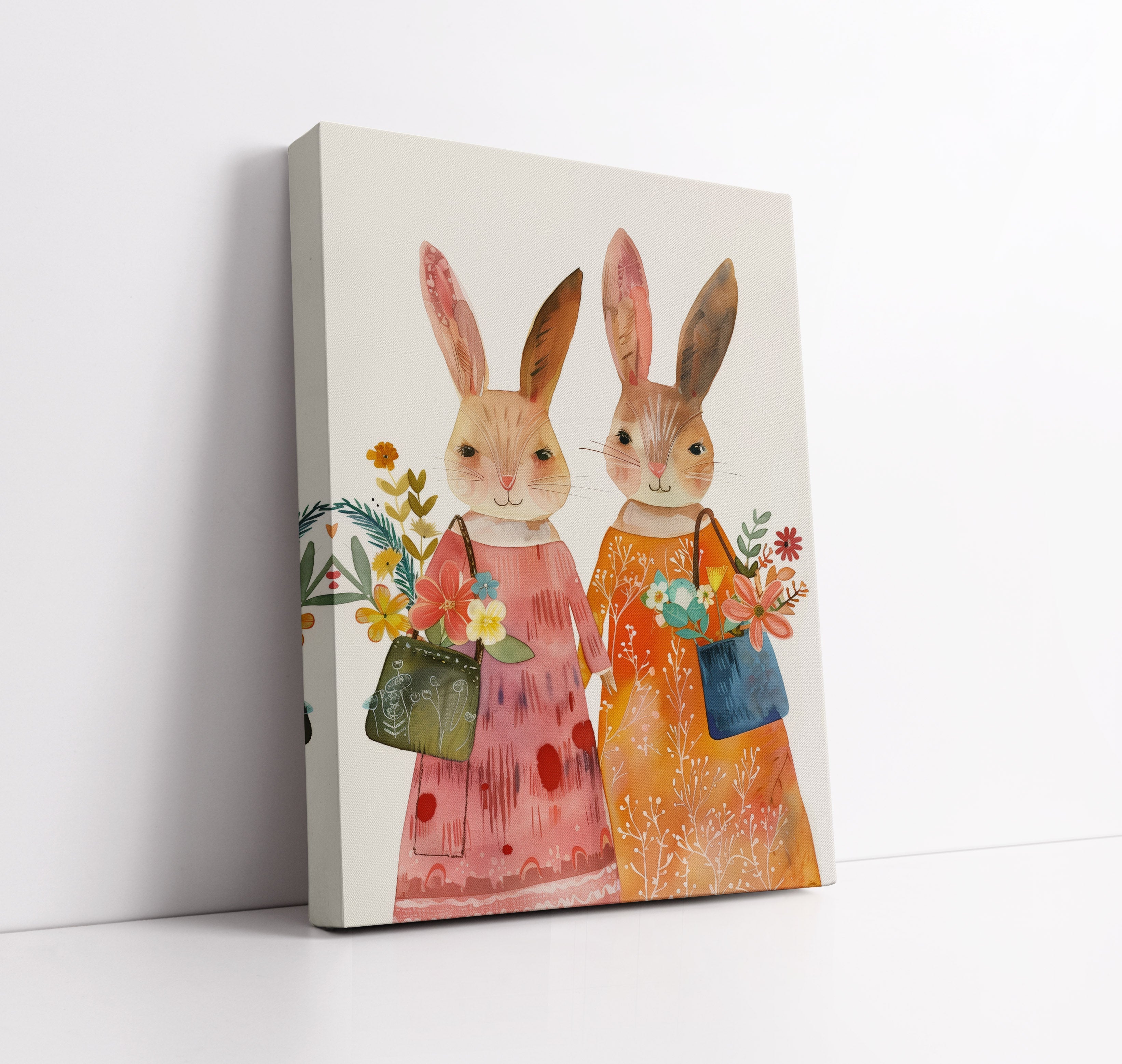 Bunny Buddies Kids Wall Art Print