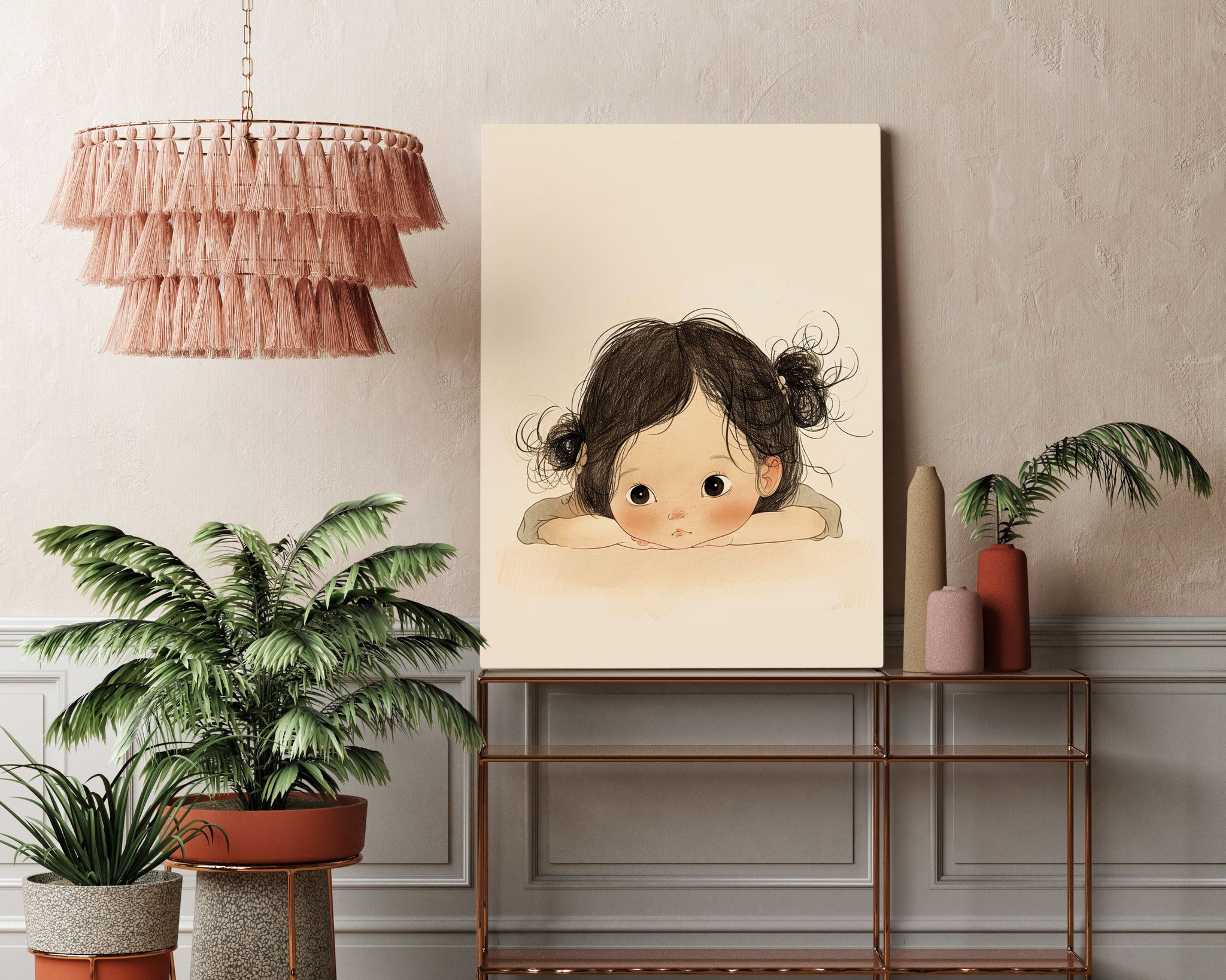 Dreamy Thoughts Kids Wall Art Print