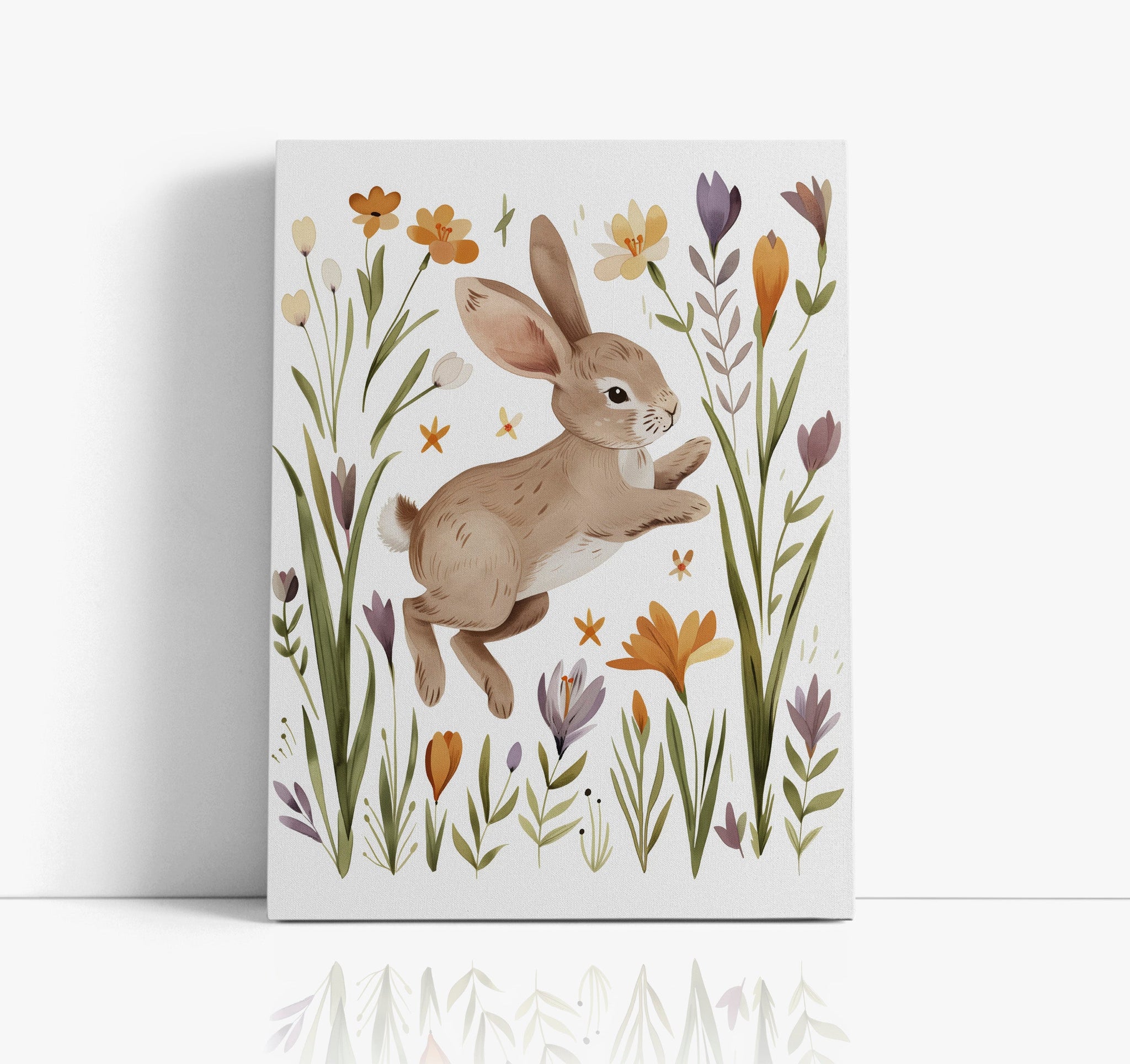 Baby Bunny Kids Wall Art Print
