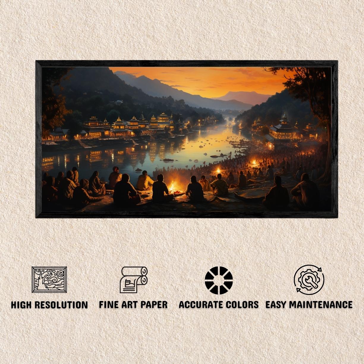 Evening Prayers Rishikesh By Panoramic India