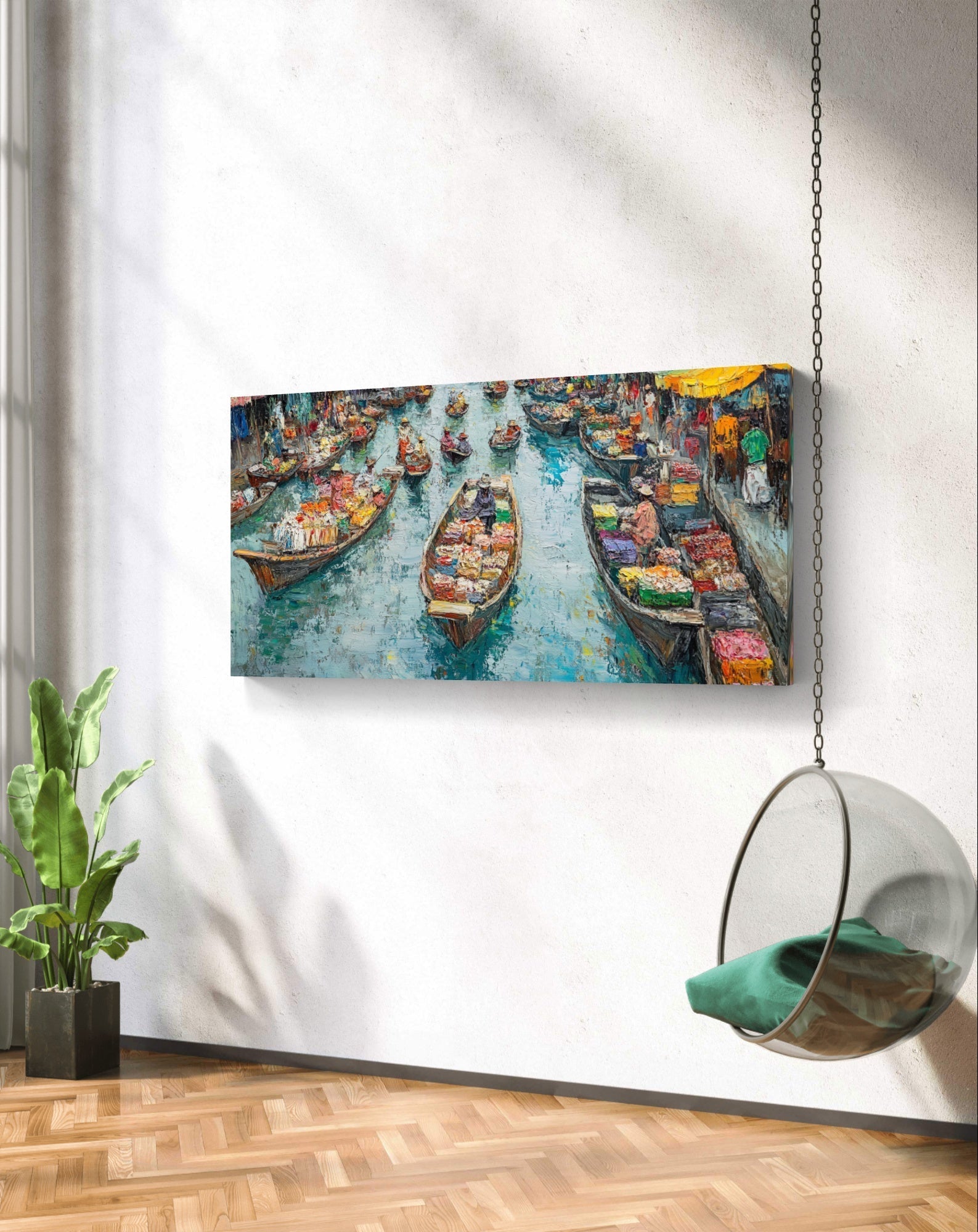 Floating Markets of Thailand by Pompidou Moderne
