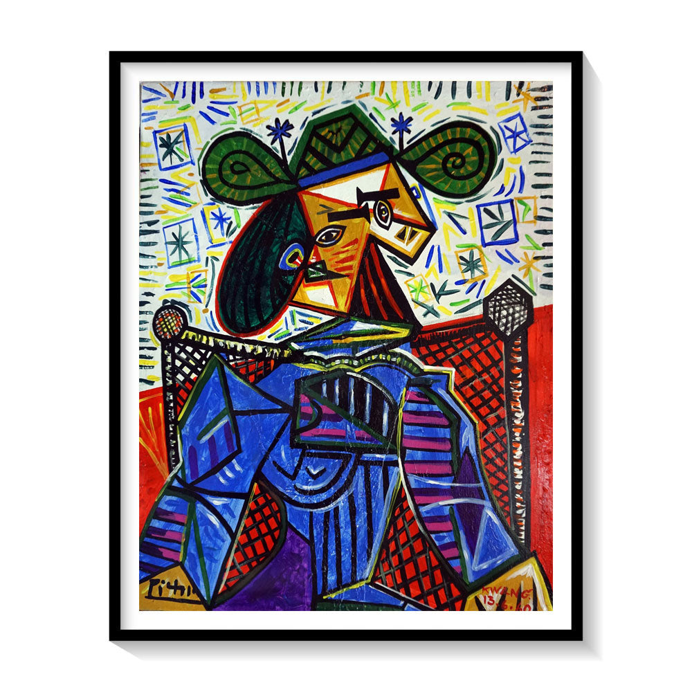 Dora Maar in an Armchair, Pablo Picasso Painting