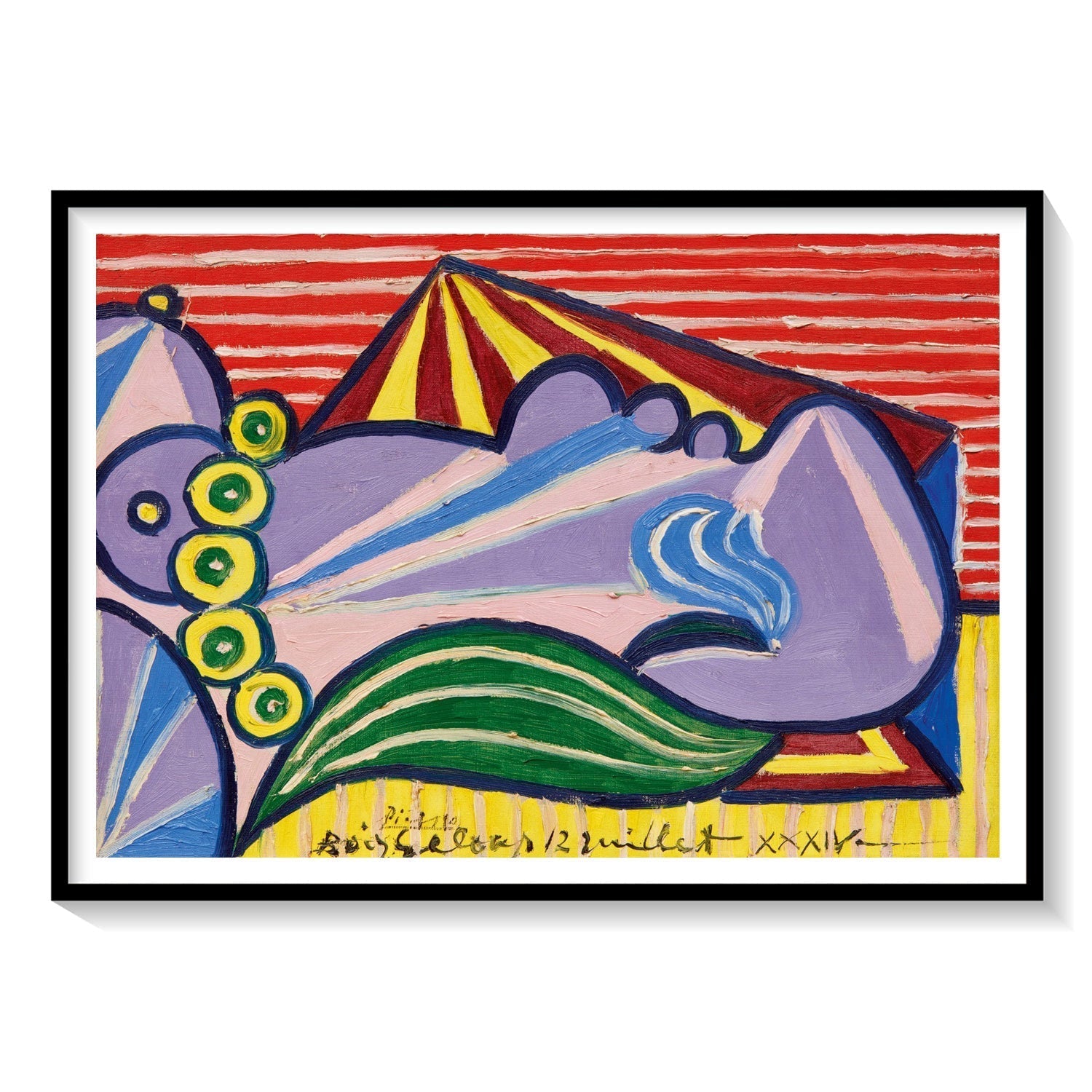 TETE DE FEMME ENDORMIE, Picasso Painting