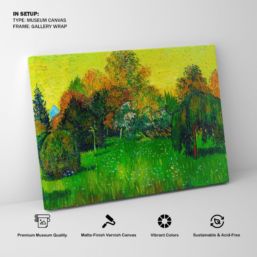 The Poet Garden by Vincent Van Gogh, Big Canvas Paintings