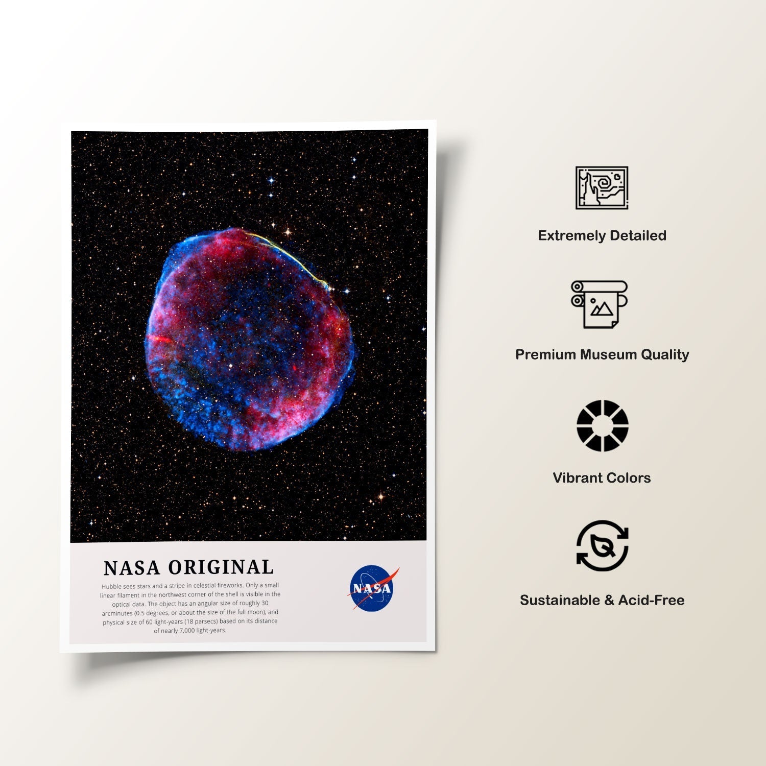 Celestial fireworks, NASA Art Posters