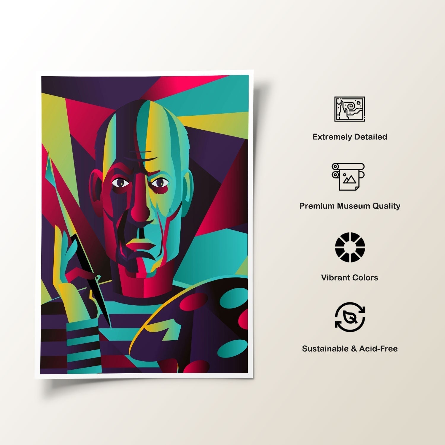 Picasso Portrait Painting, Pablo Picasso Painting