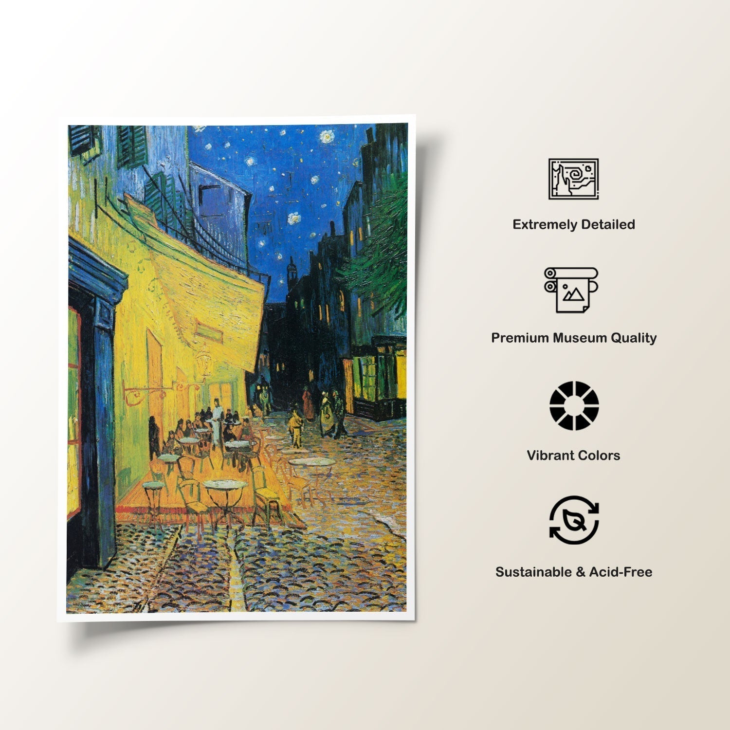 Cafe Terrace, Vincent Van Gogh Painting