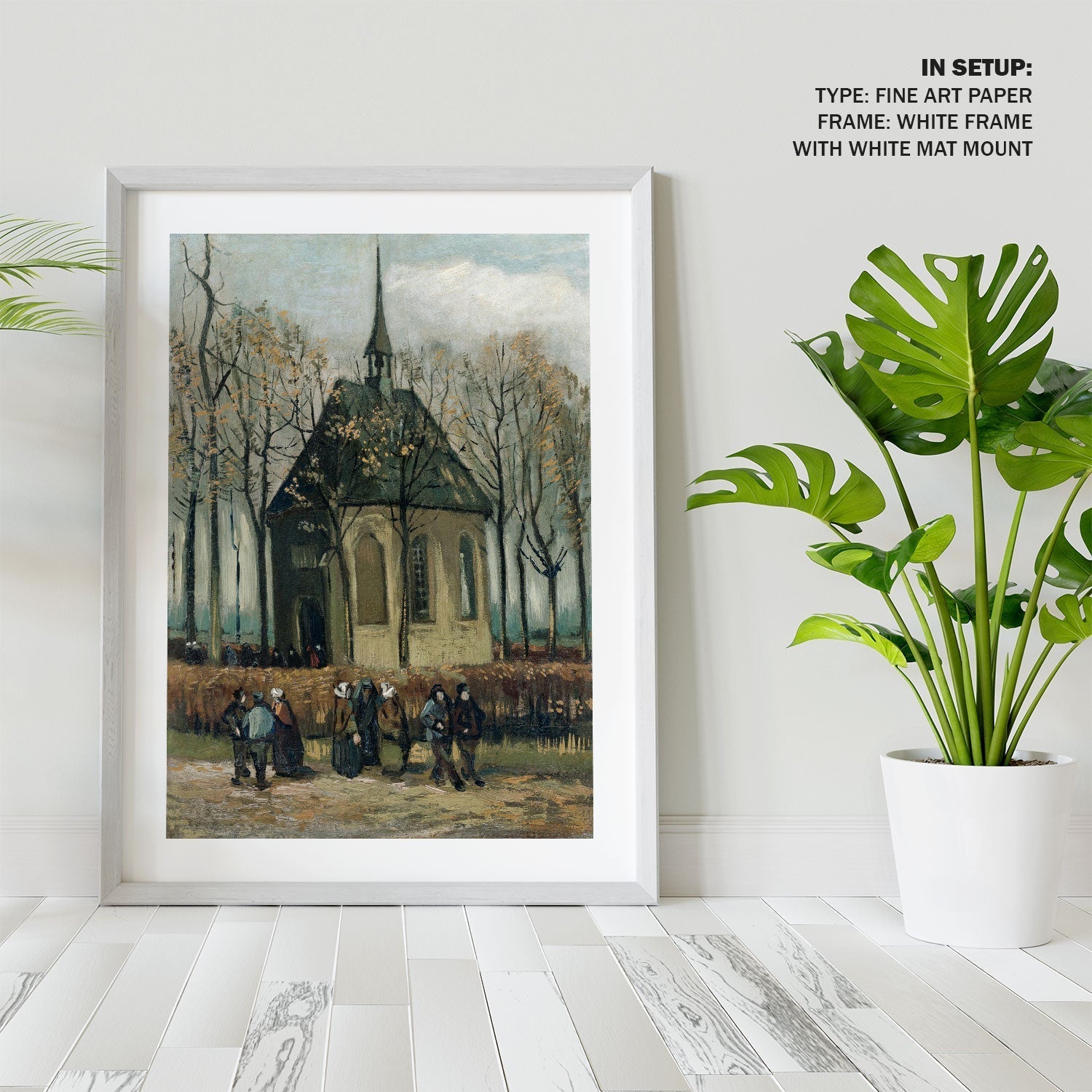 Congregation, Vincent Van Gogh Painting