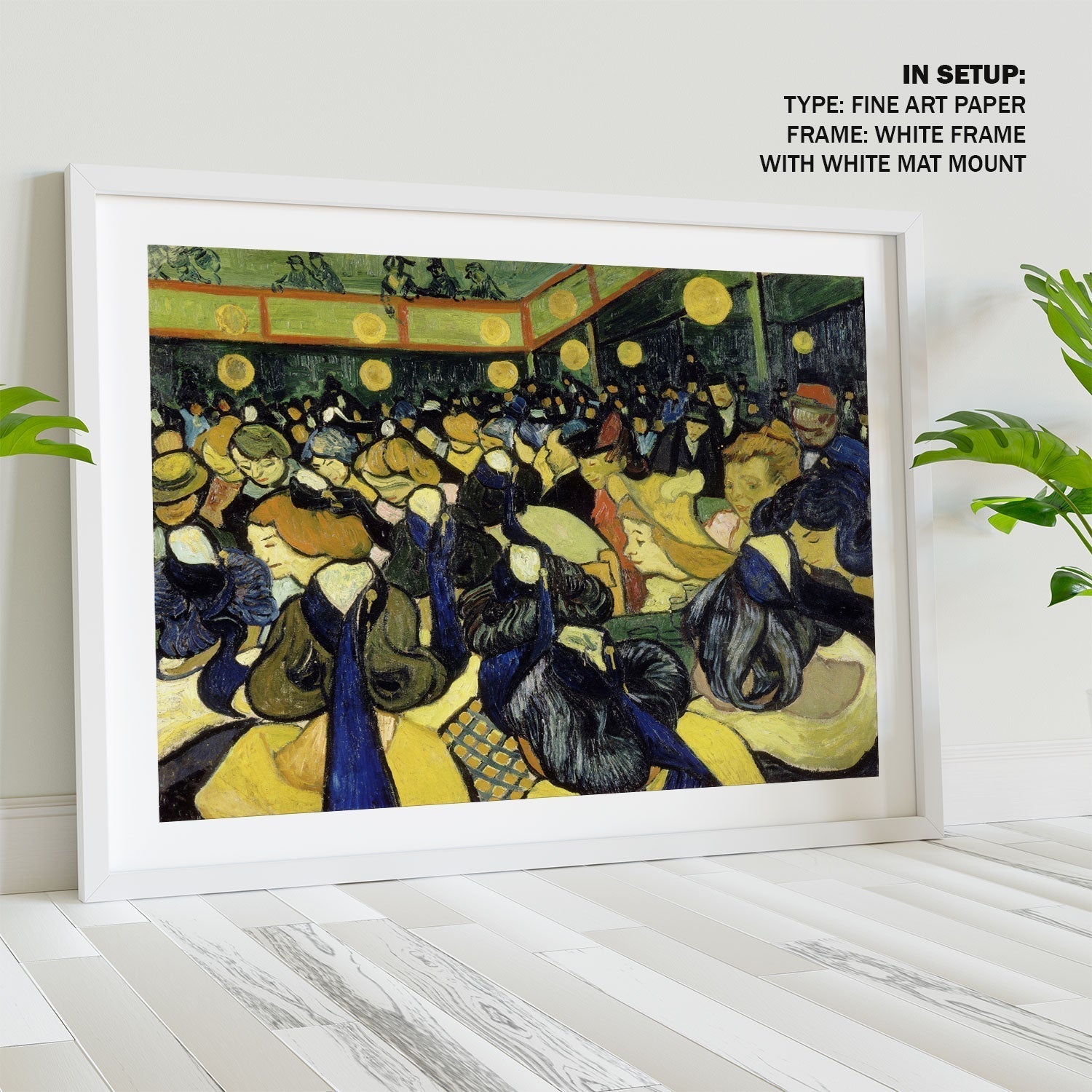The Dance Hall In Arles, Van Gogh Painting
