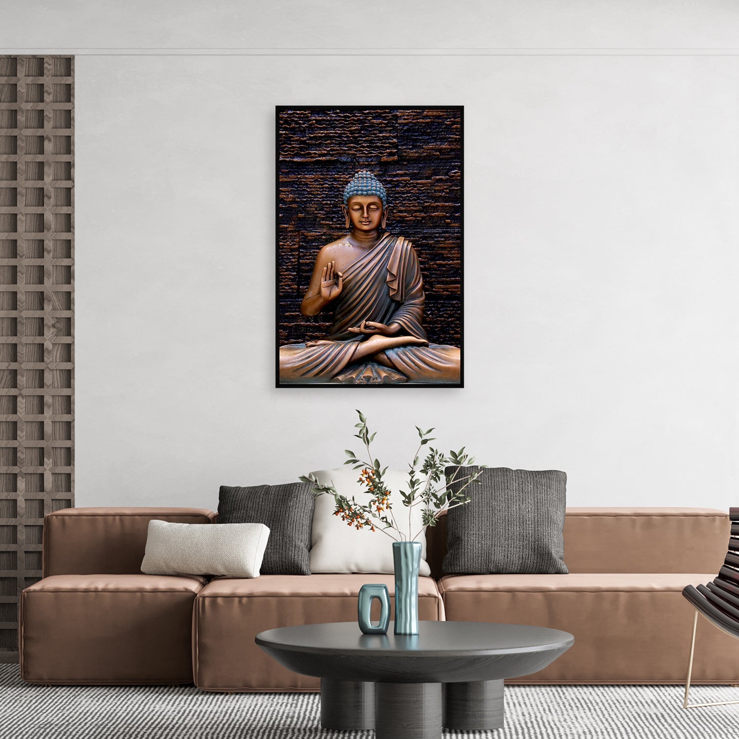 Enlightened Teacher Canvas Wall Painting