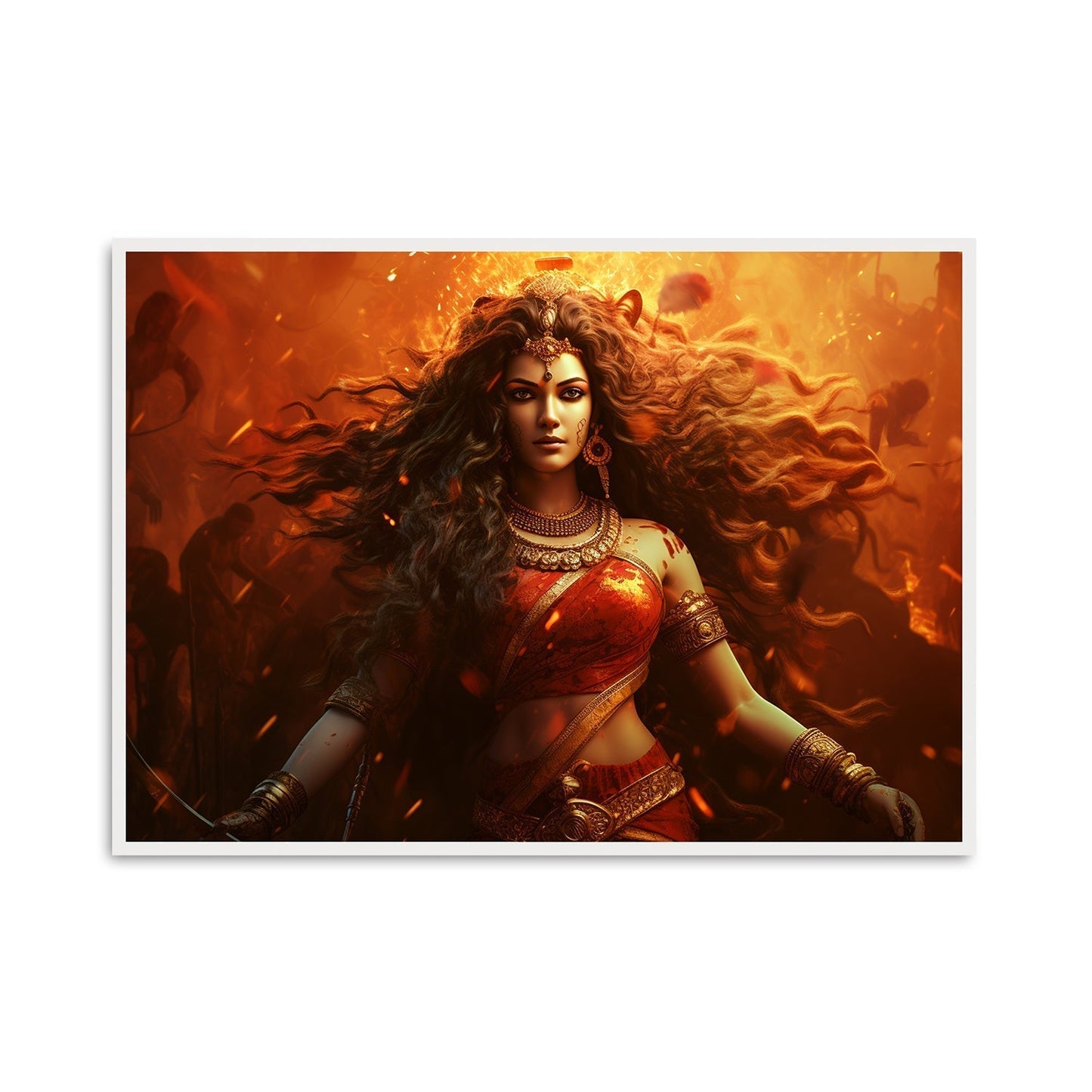 Goddess Icon Canvas Wall Painting