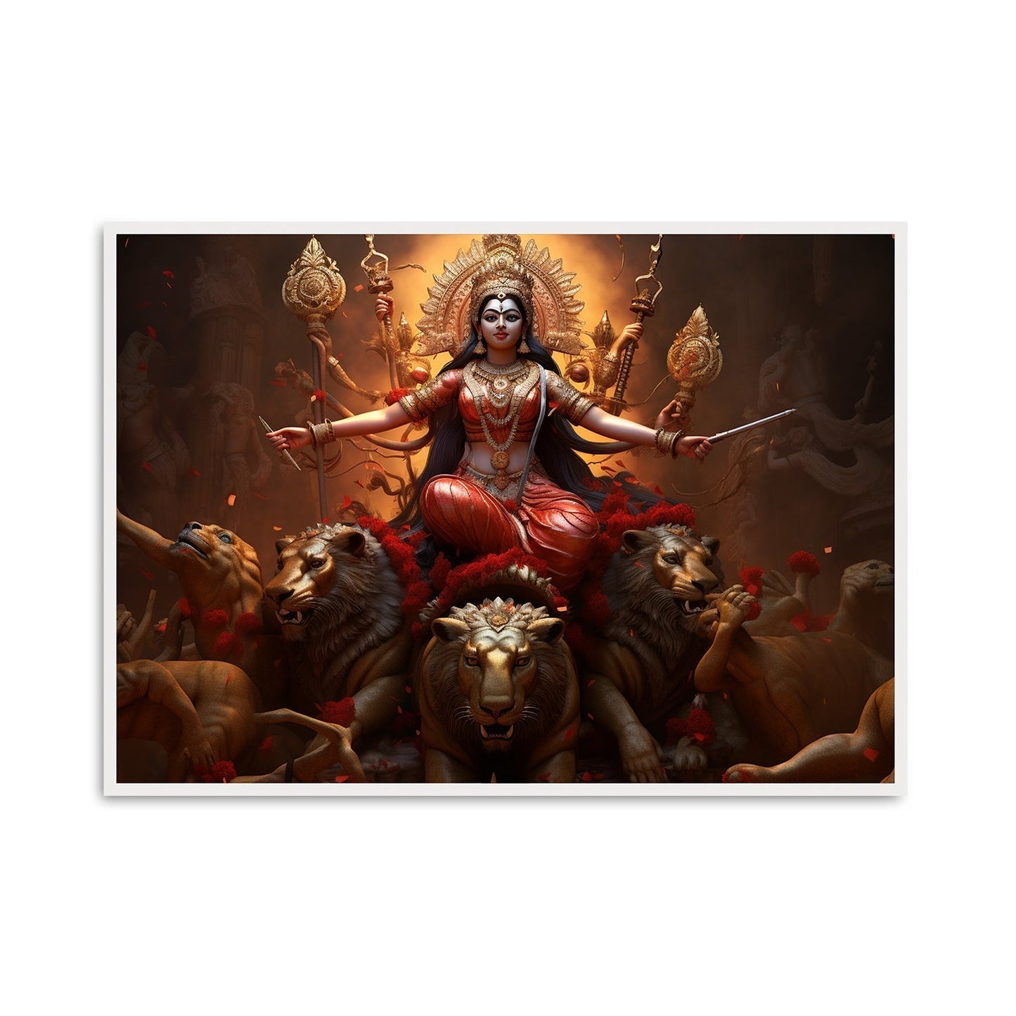 Divine Mother Canvas Wall Painting