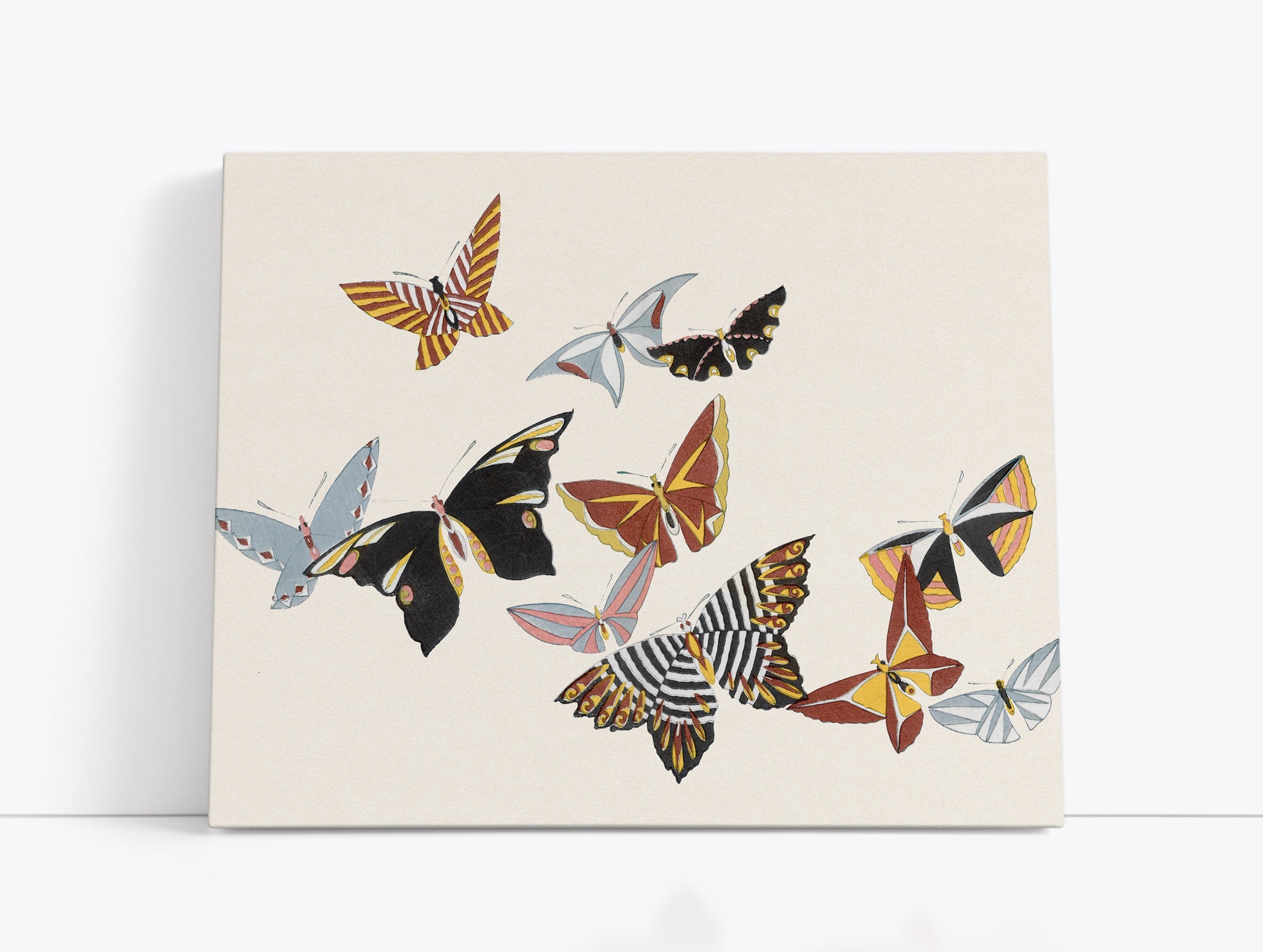 All Kinds of Butterflies, Vol.1 (1908) by Kamisaka Sekka // Wall Art Print