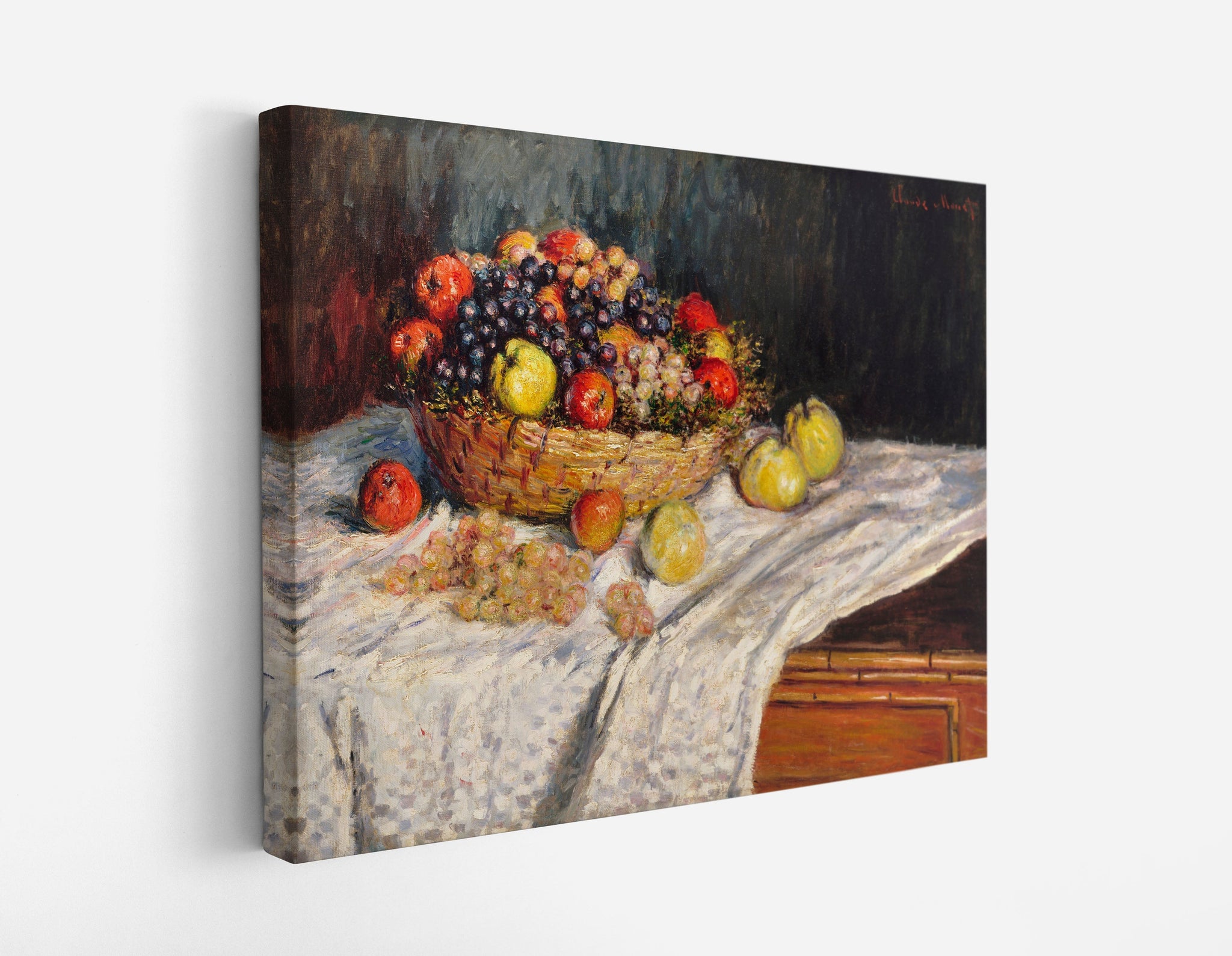 Claude Monet's Apples and Grapes Wall Art Print