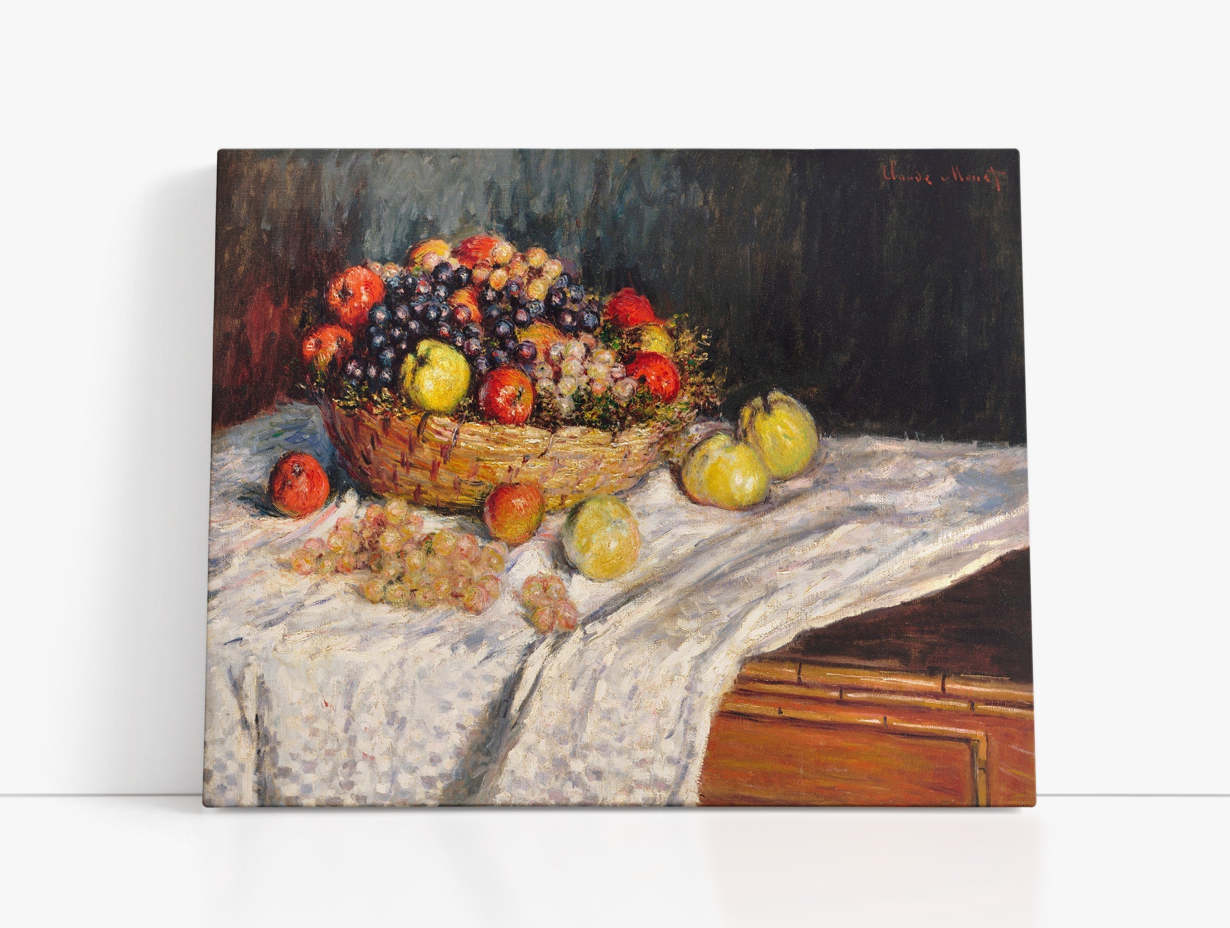 Claude Monet's Apples and Grapes Wall Art Print