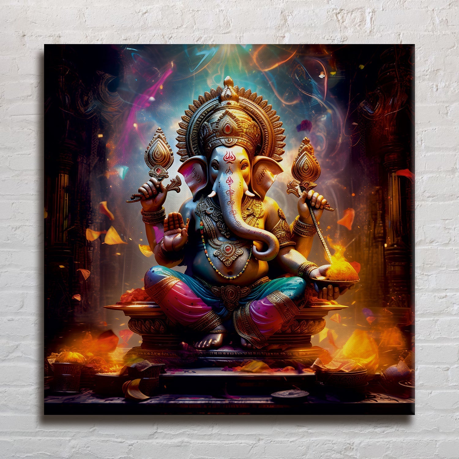 Lord Ganesha Canvas Painting