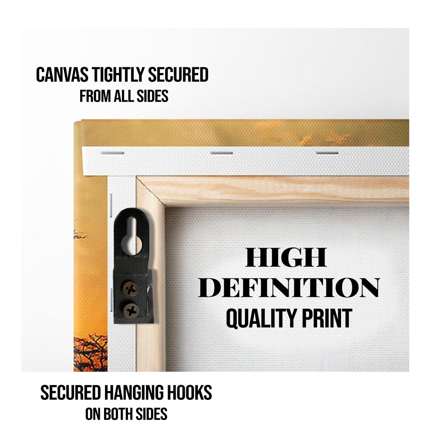 A Tapestry of Power and Grace: The Mughal Emperor's Journey on a Decorated Elephant Carriage, Flanked by Royal Guards Wall Painting