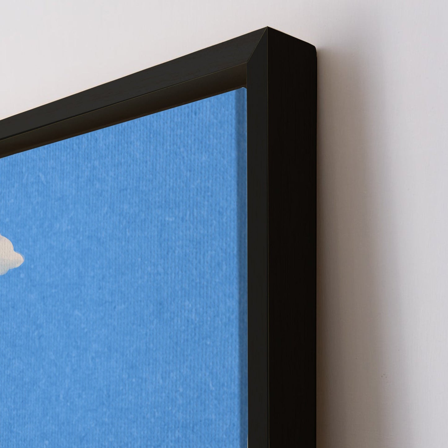 Claude Monet Famous Artist Blue Canvas Prints Woman With A Parasoal Wall Art Modern Art Impressionism Painting on Framed Canvas Artwork For Living Room Office Home Decor.