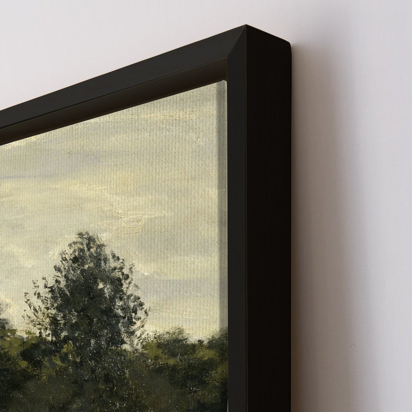 Claude Monet Wall Art - Train in the Countryside Reproduction Wall Art Modern Art Impressionism Painting on Framed Canvas Artwork for Home Office Restaurant Decor.