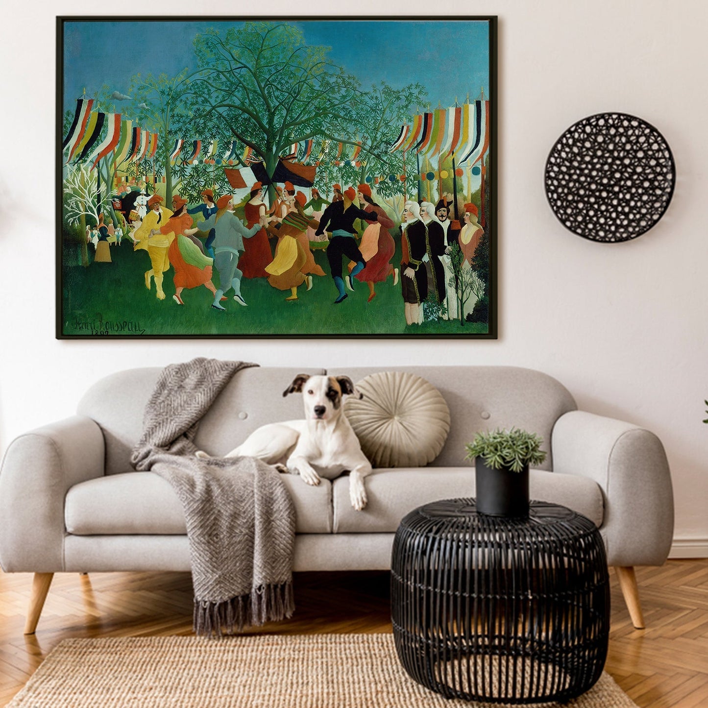 A Centennial Of Independence By Henri Rousseau - Art Print for Home & Office Wall Decor